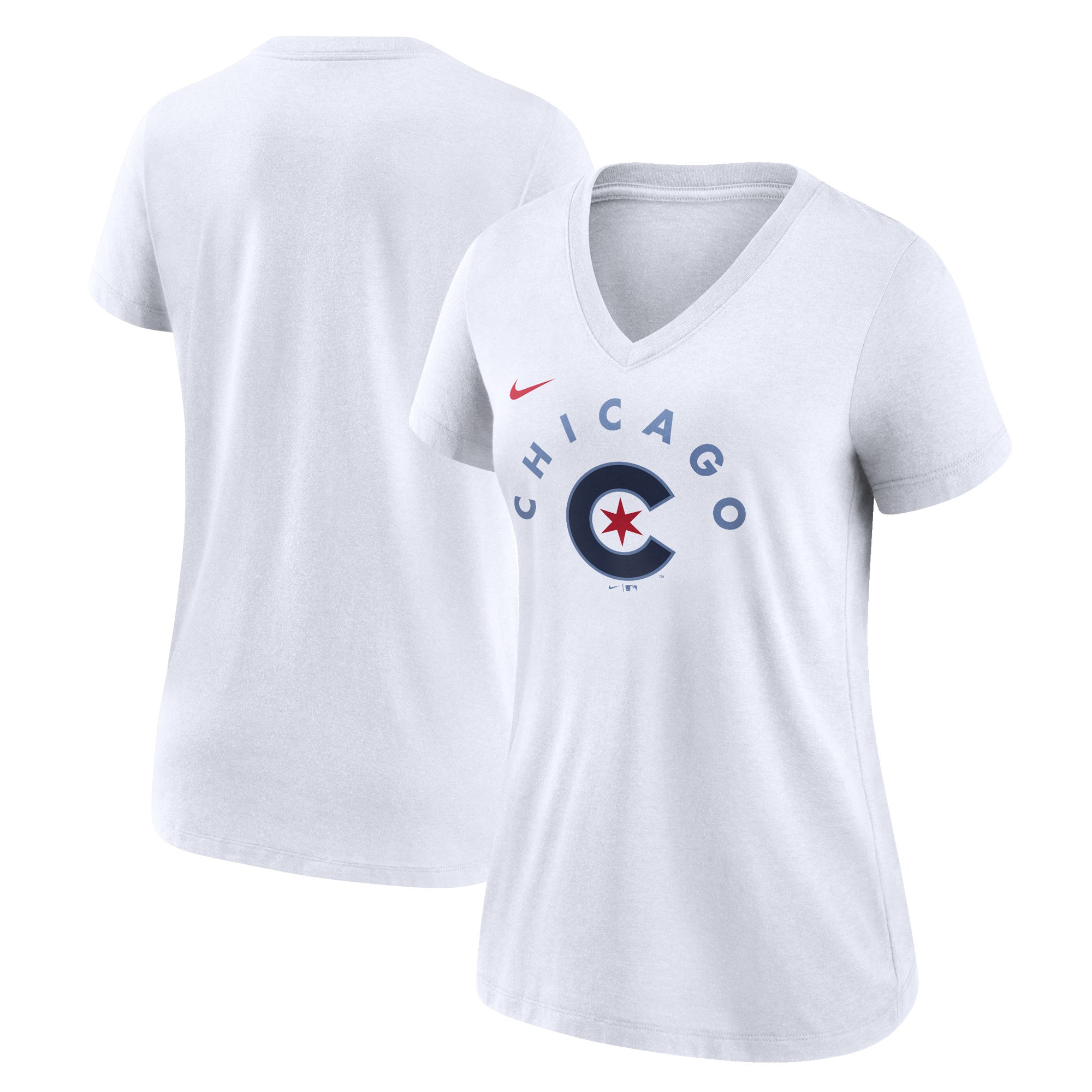 Nike Cubs City Connect V-Neck T-Shirt | Foot Locker