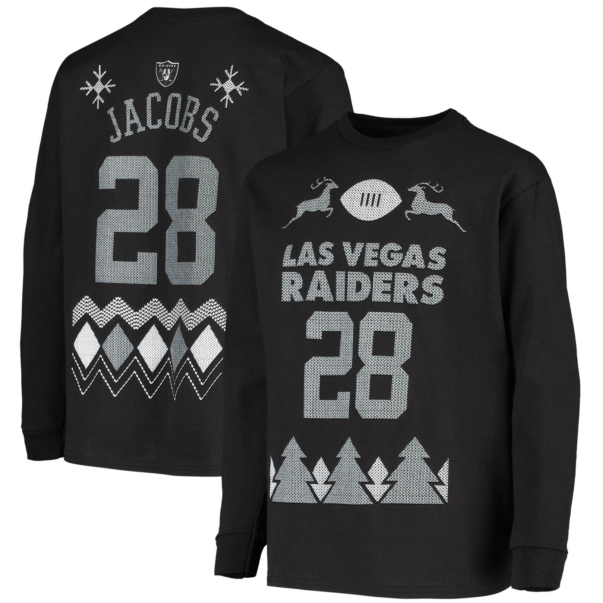 NFL Raiders Jersey Tee - Grey/combo