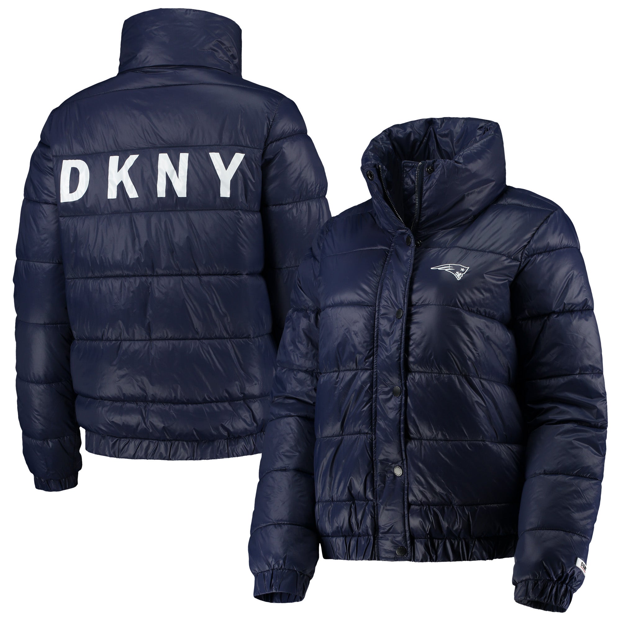 DKNY Sport Patriots Julia Full-Button Puffer Jacket - Women's