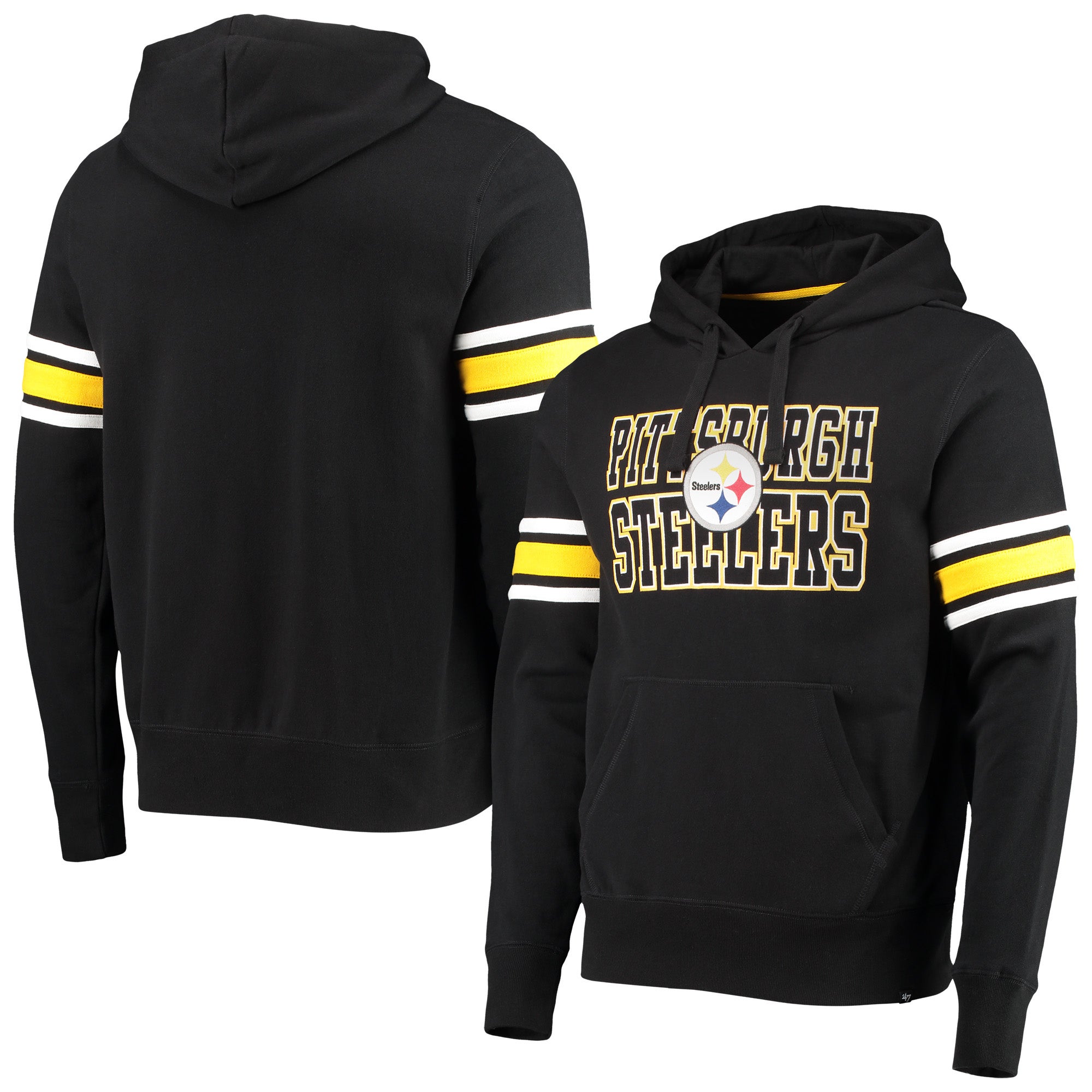 Nike Women's Assymetrical (NFL Pittsburgh Steelers) Full-Zip Hoodie in Black, Size: Small | 00CY057Y7L-06K