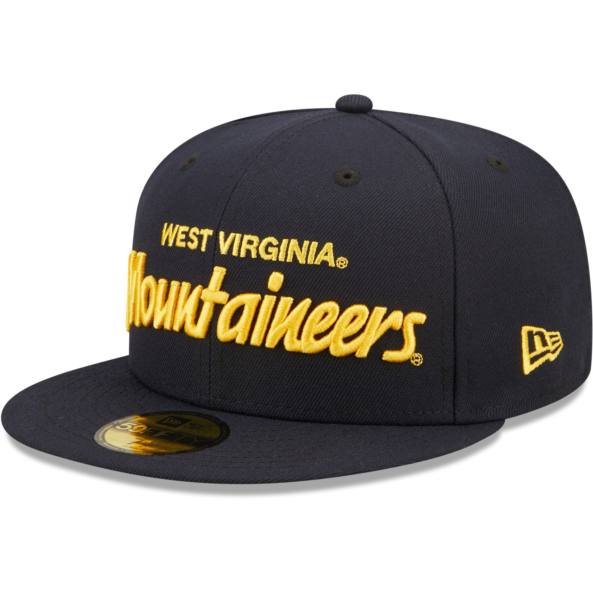 New Era West Virginia Script Original 59FIFTY Fitted Hat