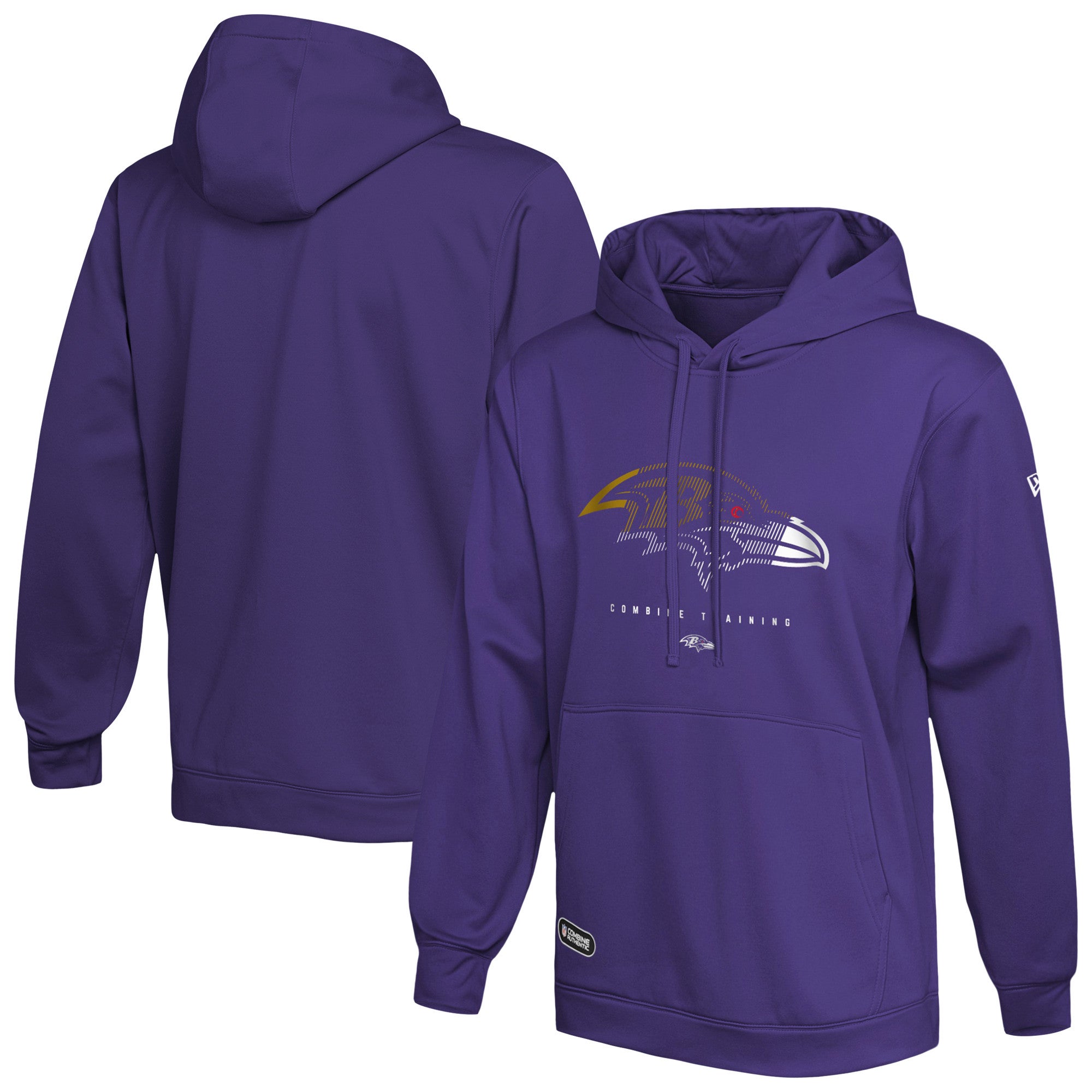 New Era Ravens Combine Authentic Watson Pullover Hoodie