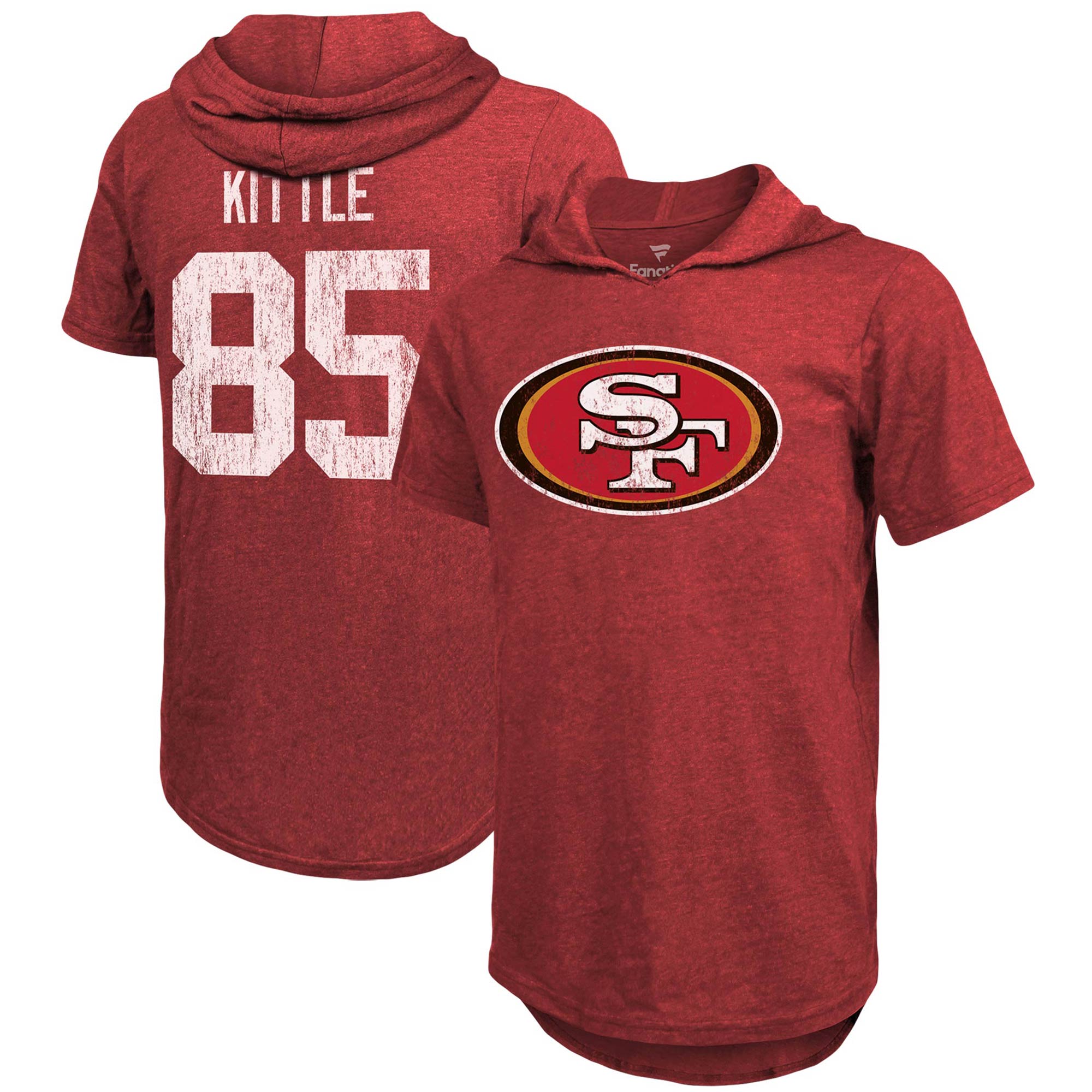 Majestic Threads 49ers Slim Fit Hoodie T-Shirt