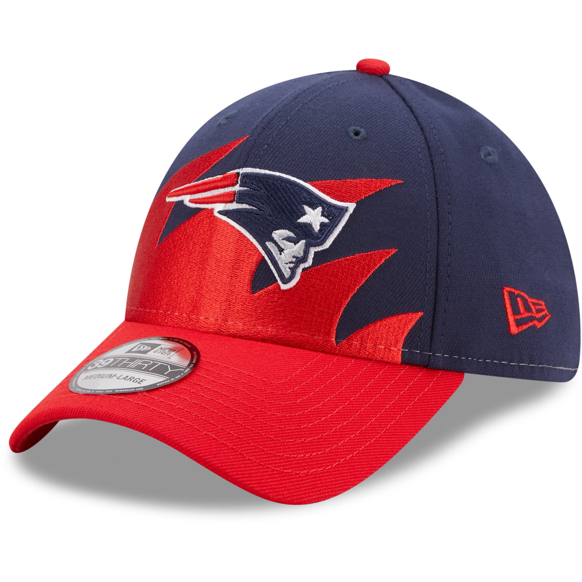 New Era England Patriots 39thirty flexfit Hat logo elements blue 2021 cap  M/L