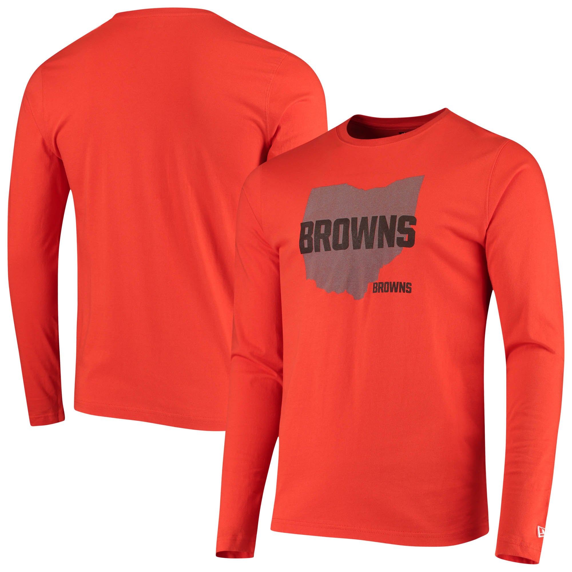 New Era Browns State Long Sleeve T-Shirt