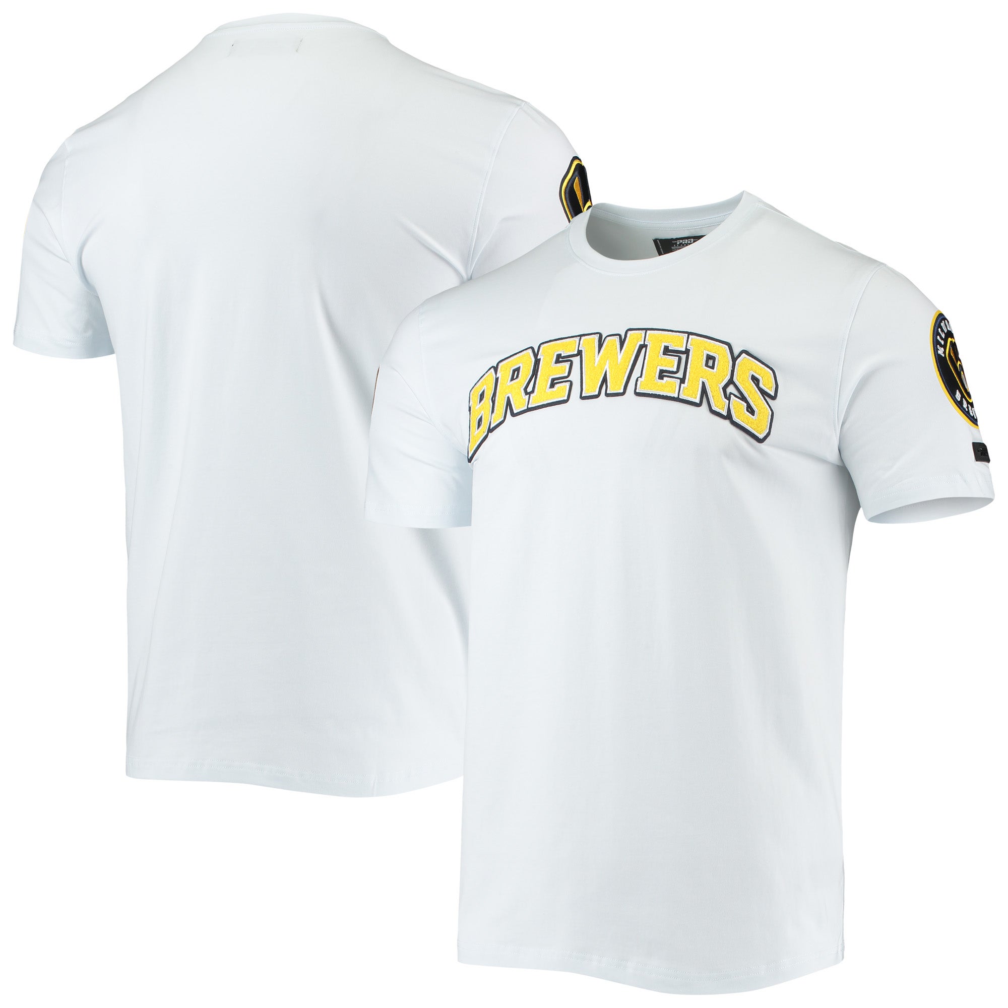 Pro Standard Milwaukee Brewers Classic Chenille Logo T-Shirt L