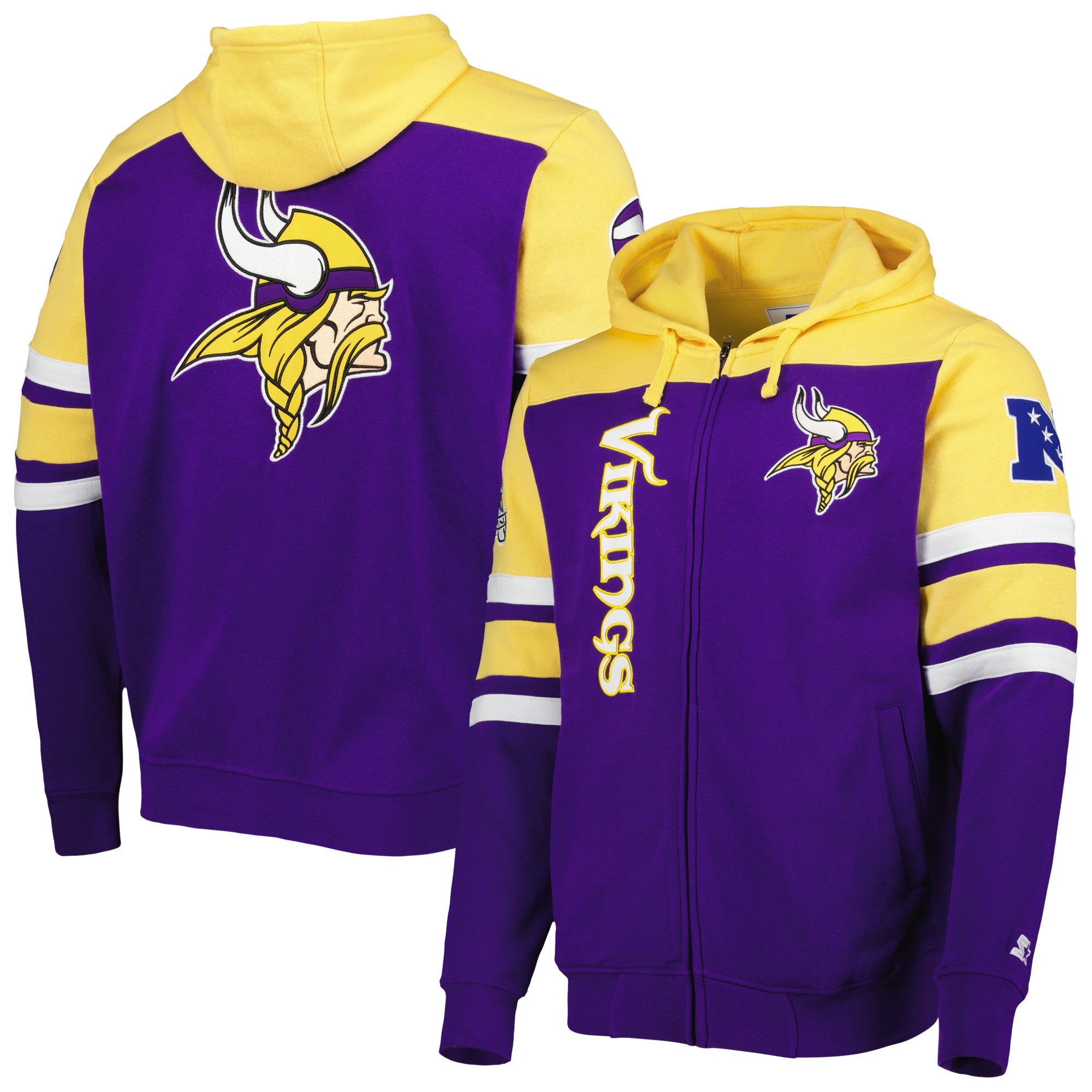 Starter Vikings Extreme Full-Zip Hoodie Jacket