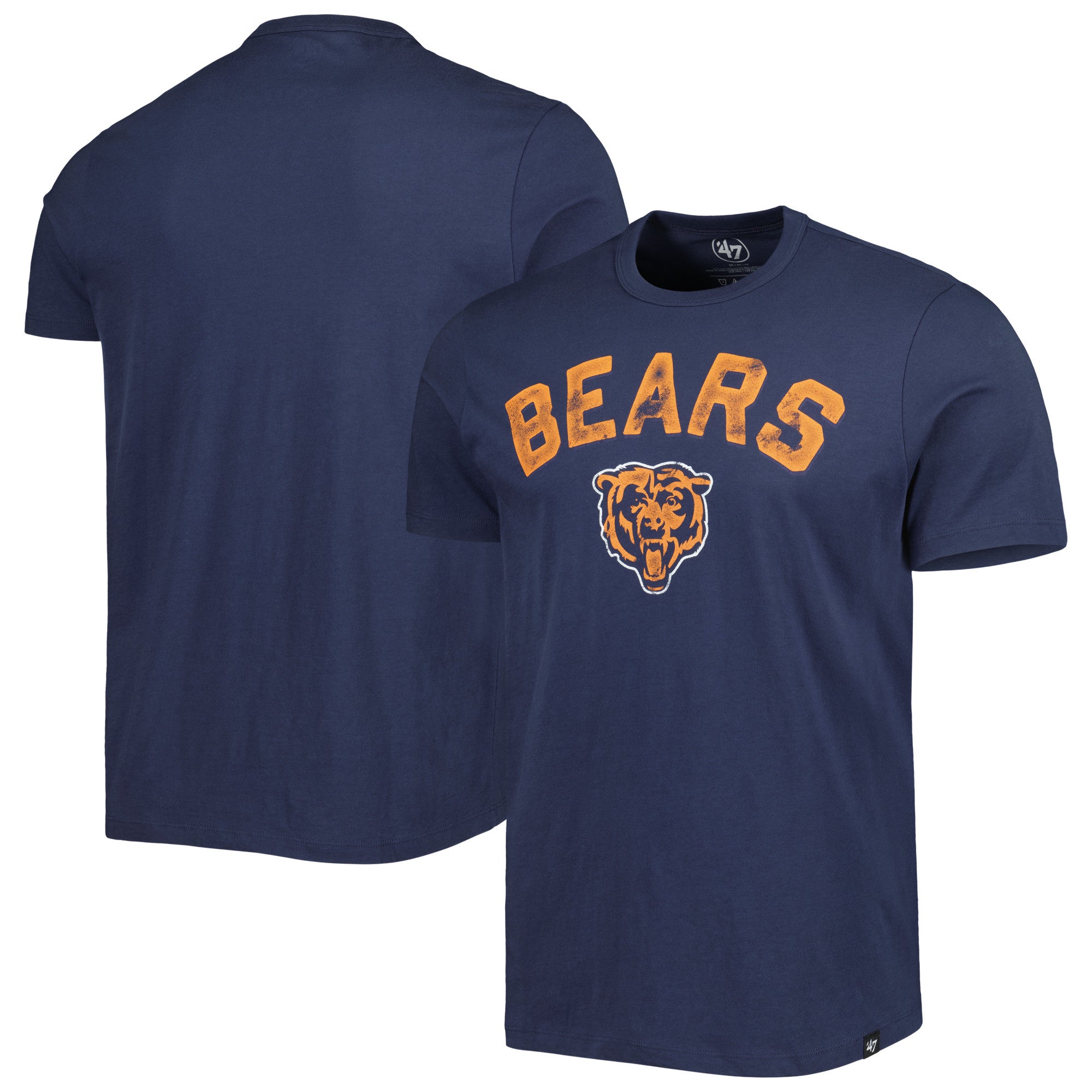 '47 Chicago Bears Grey Relay Union Arch Franklin T-Shirt XX-Large