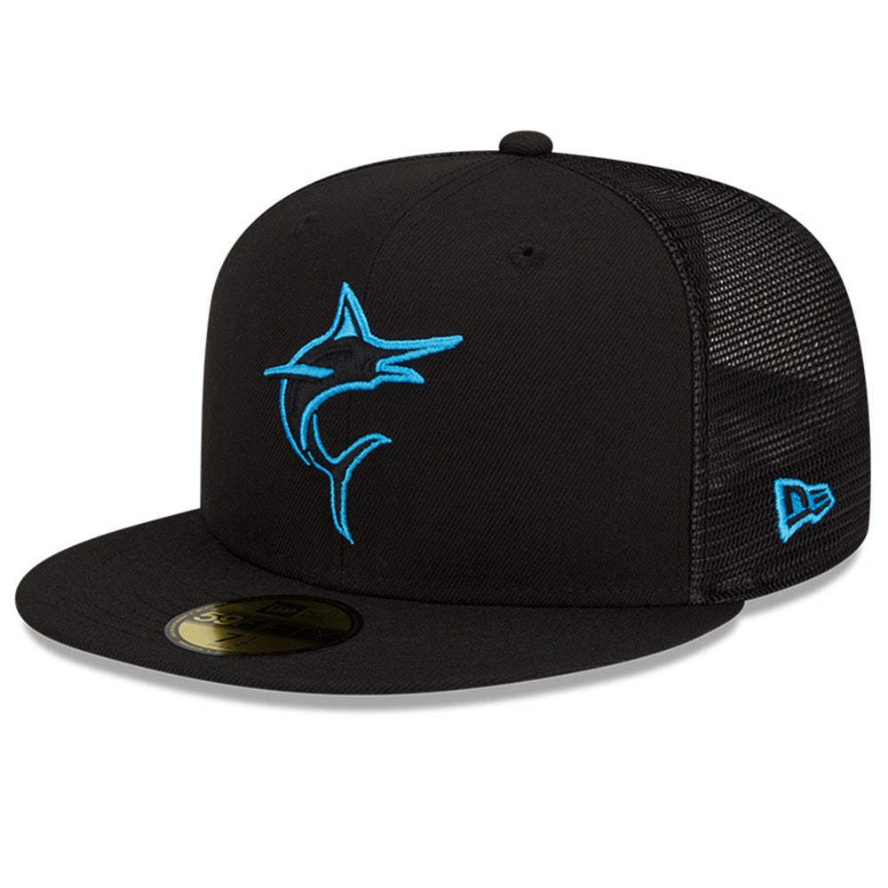 New Era Marlins 2023 Batting Practice 59FIFTY Fitted Hat Foot Locker