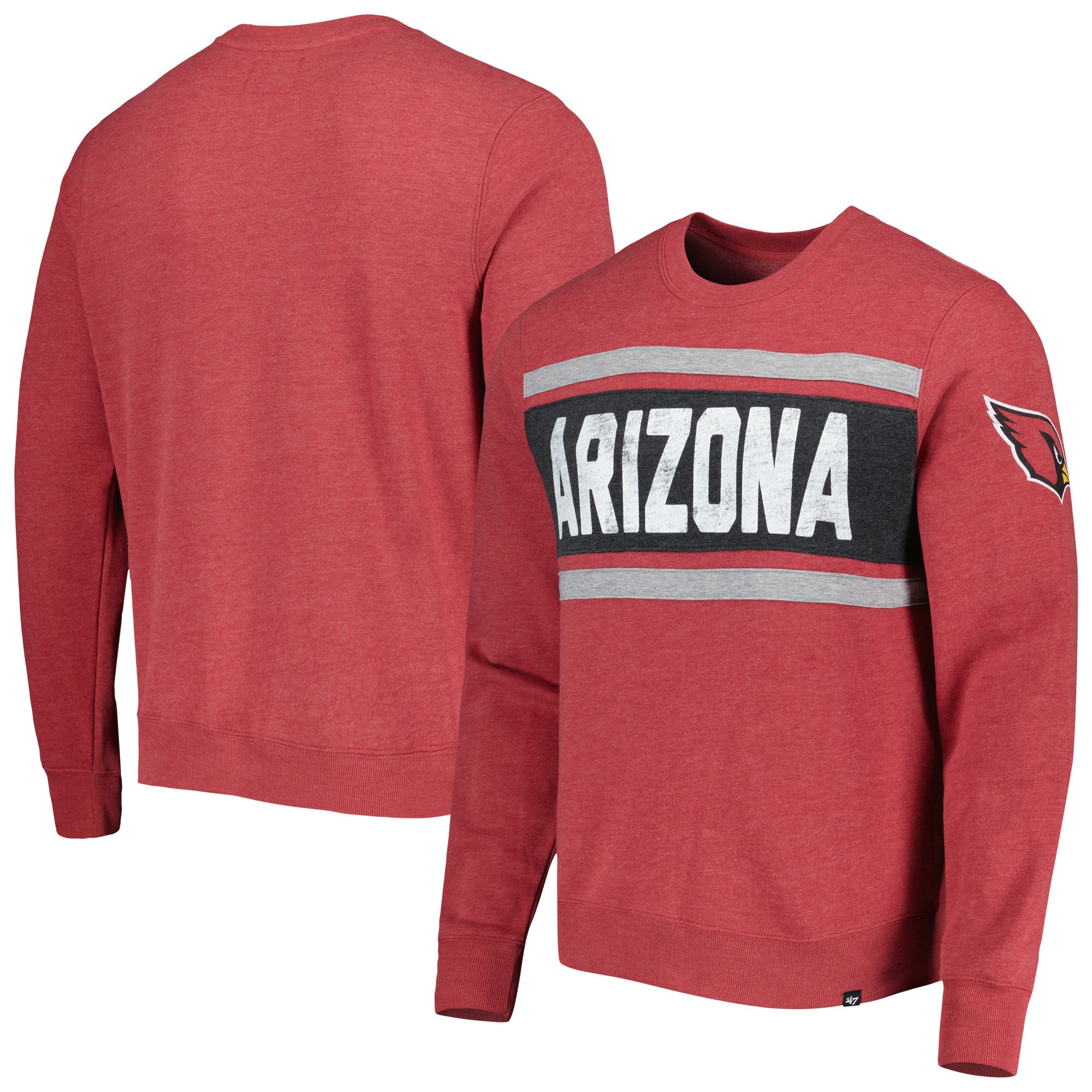 47 Brand Cardinals Bypass Tribeca Pullover Sweatshirt