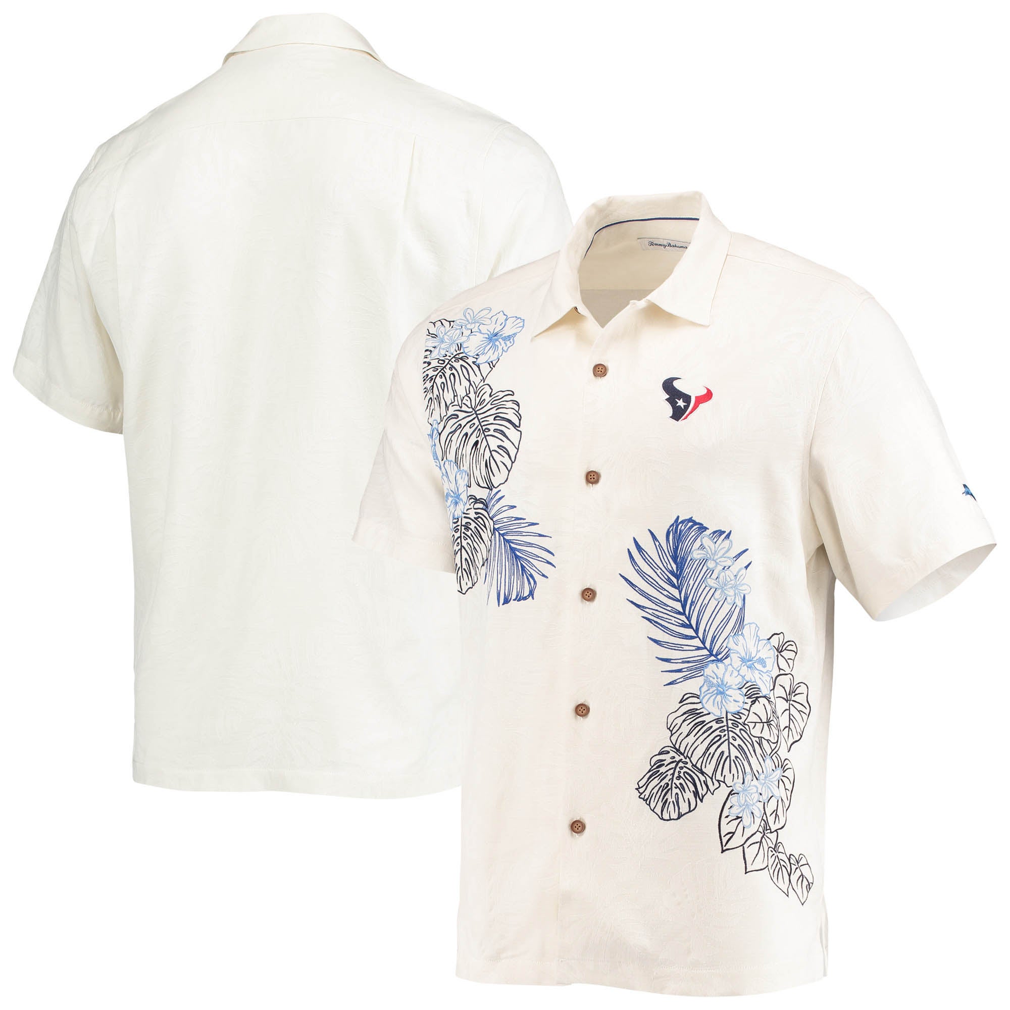 Tommy Bahama Texans La Playa Luau Button-Up Camp Shirt - Men's