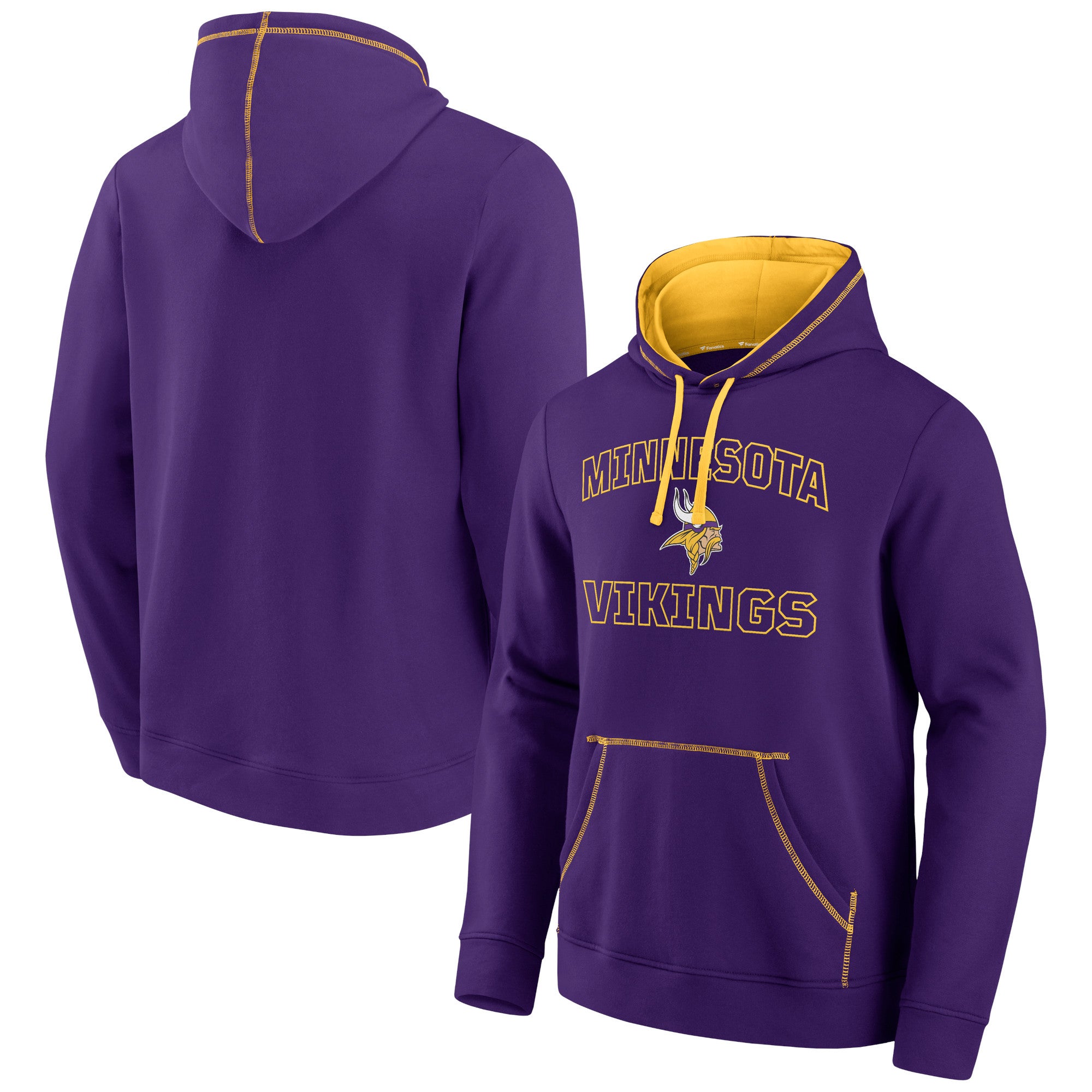 Fanatics Vikings Tiebreaker Pullover Hoodie - Men's