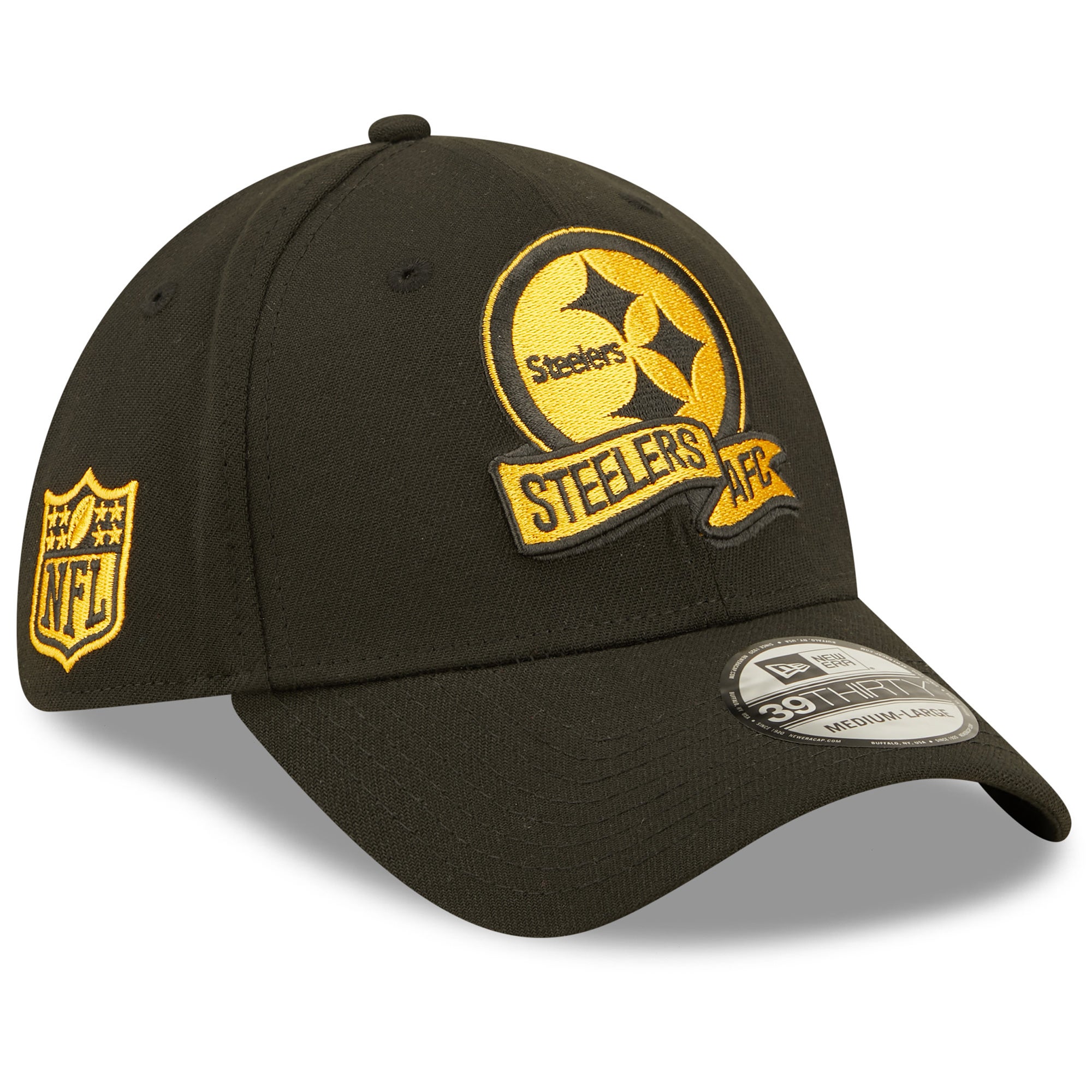 New Era, Accessories, New Era Pittsburgh Steelers Football 222 Salute To  Service 39thirty Stretch