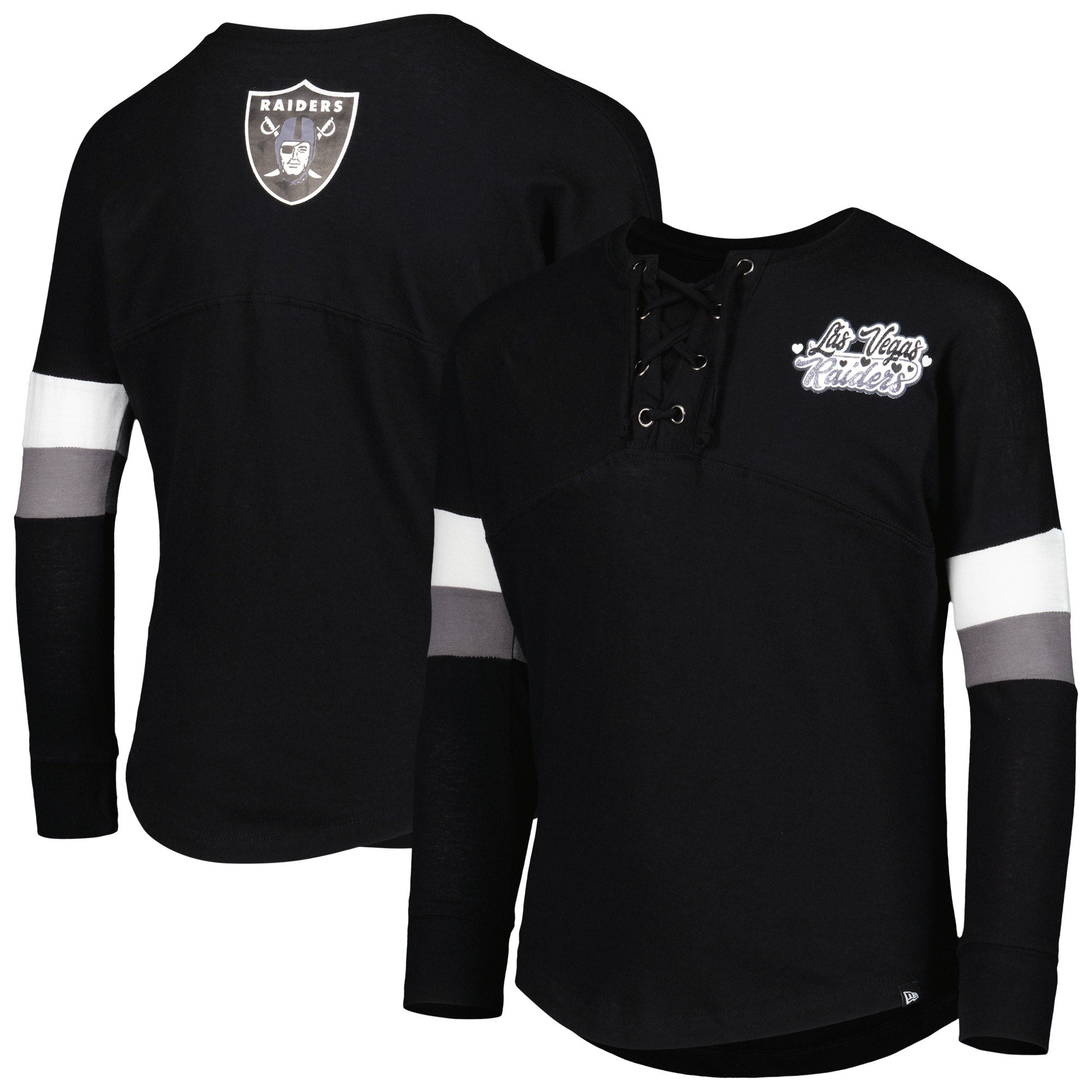 New Era Raiders Long Sleeve T-Shirt Foot Locker