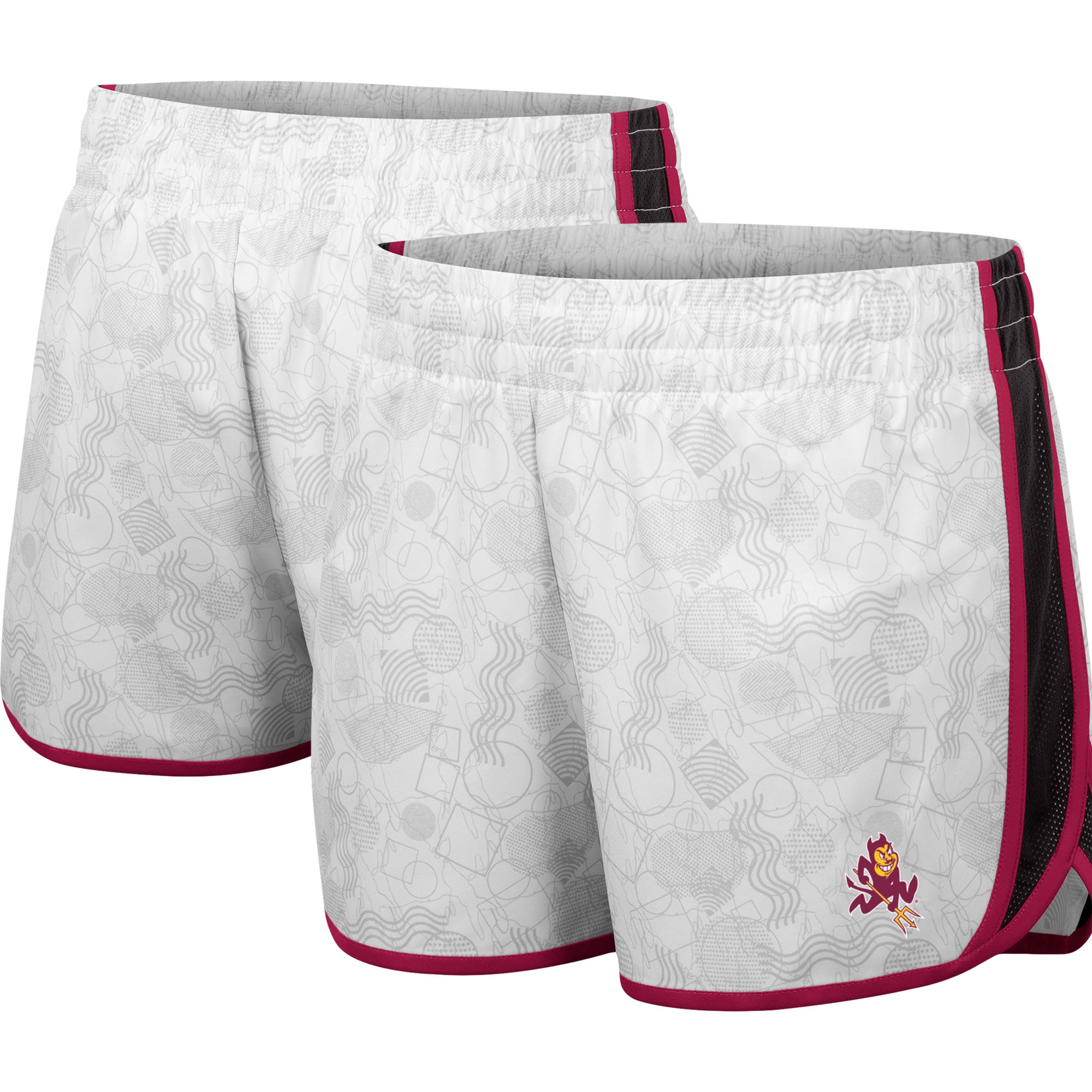 Colosseum Arizona State The Plastics Geo Print Shorts