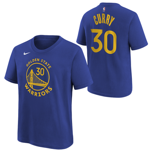 Nike Boys Stephen Curry Stephen Curry Warriors Short Sleeve T-Shirt - Boys' Grade School - Royal Size M