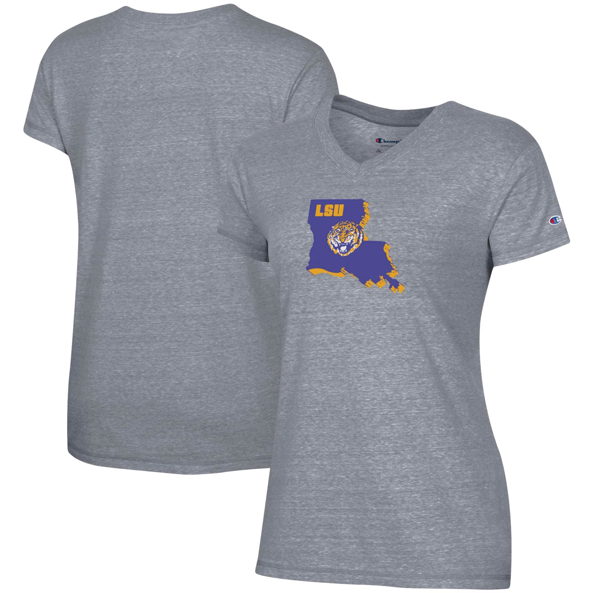 Champion LSU Vault Logo V-Neck T-Shirt - Women's
