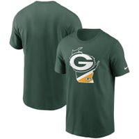 Women's Green Bay Packers New Era Green Slub T-Shirt with Front Twist Knot