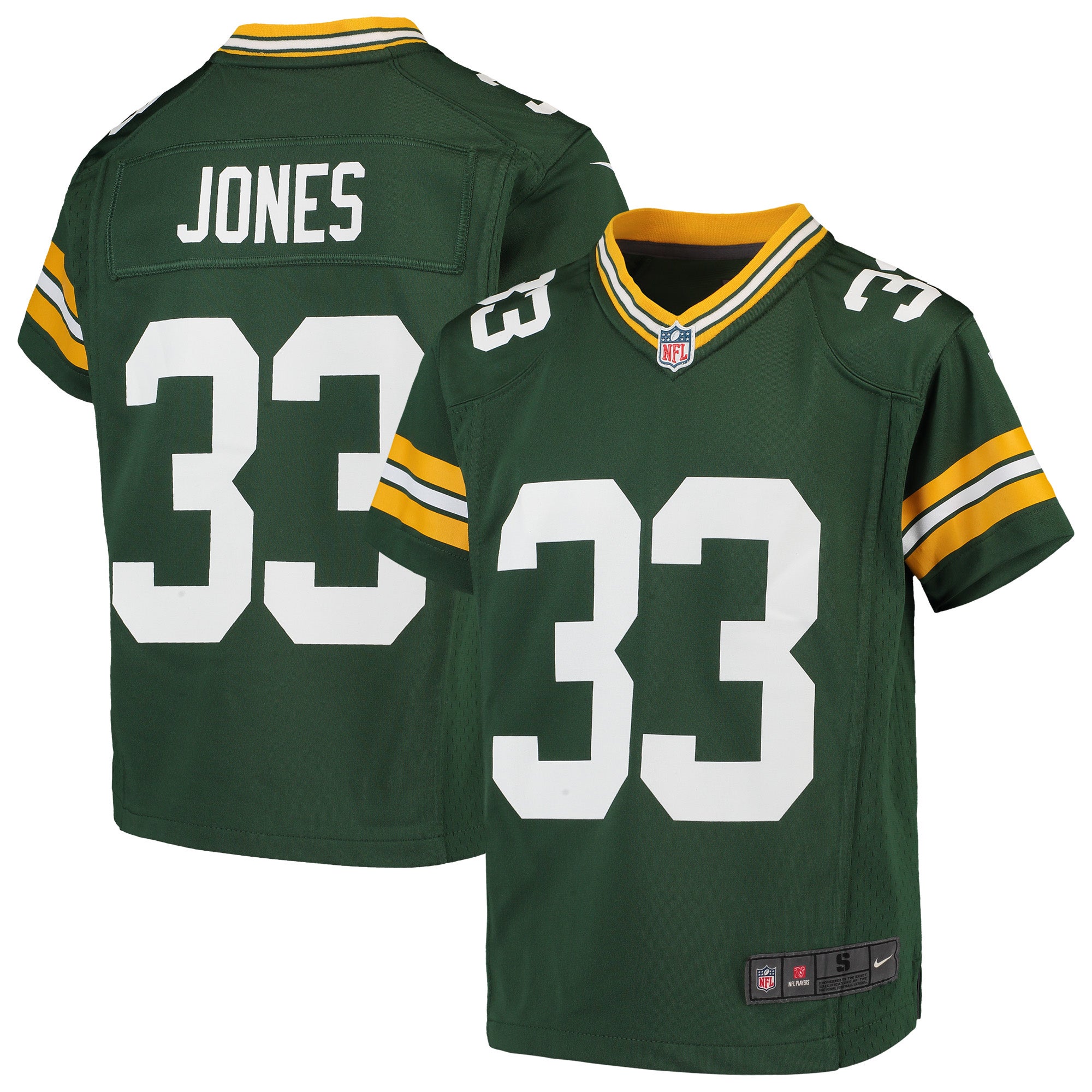 Nike Packers Team Color Game Day Jersey - Boys' Grade School