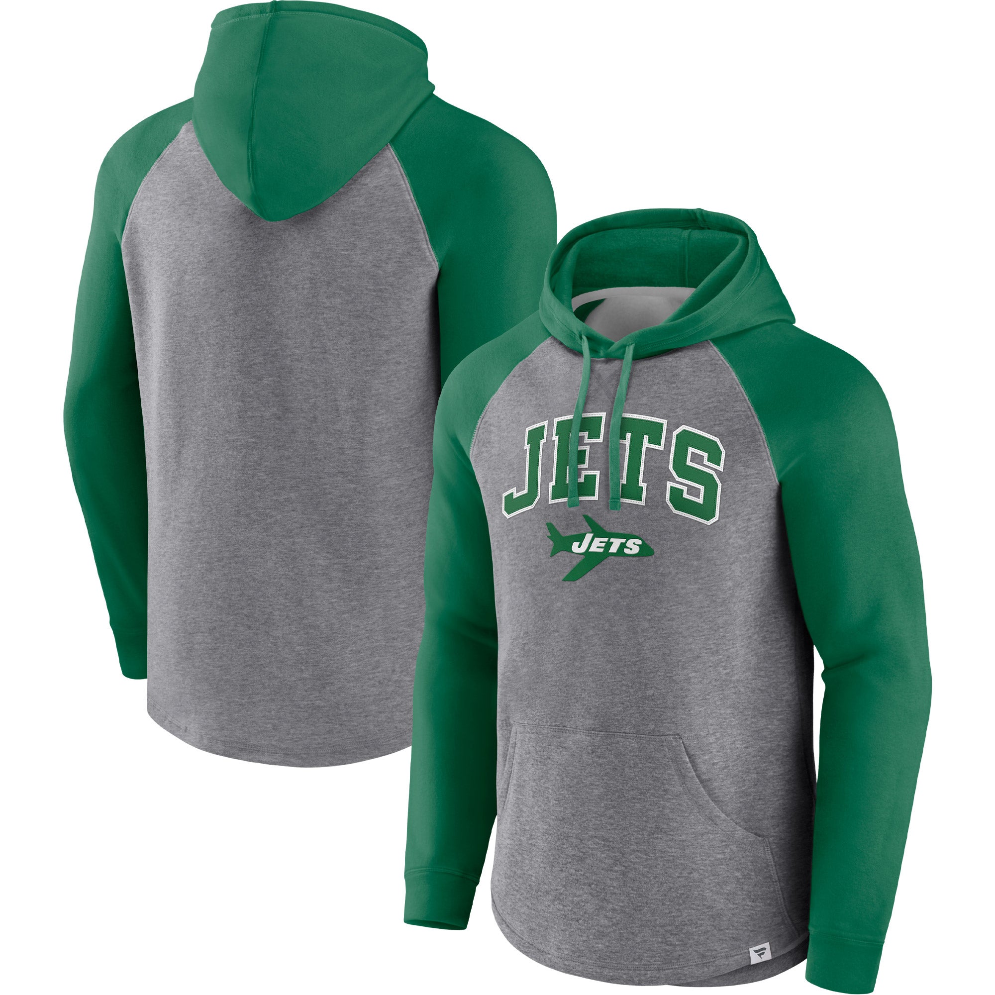 Men's Fanatics Branded Green New York Jets Hometown Collection Fitted  Pullover Hoodie