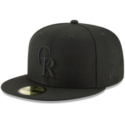 Men's - New Era Primary Logo Basic 59FIFTY Fitted Hat - Black