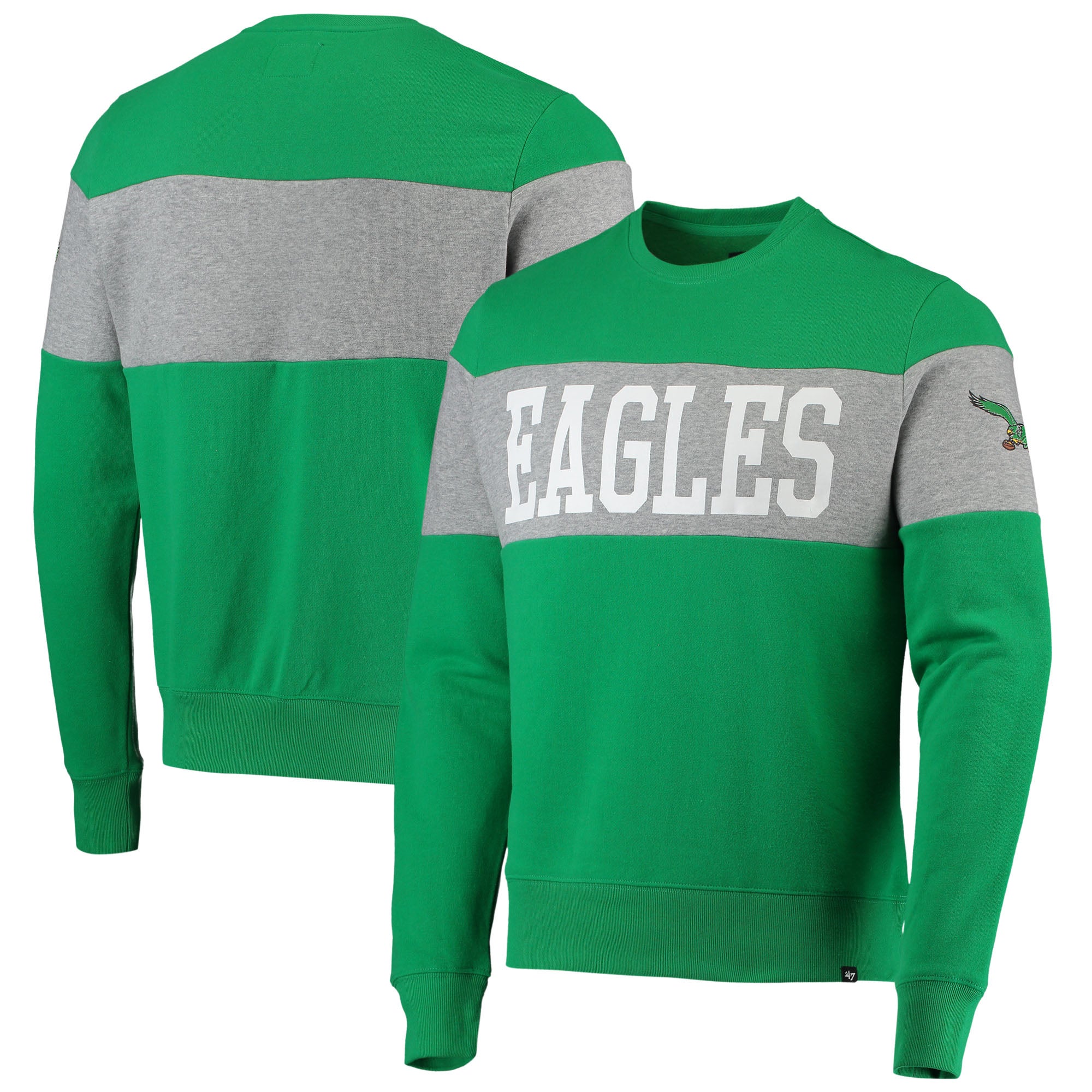 47 Brand Eagles Interstate Throwback Sweatshirt - Men's