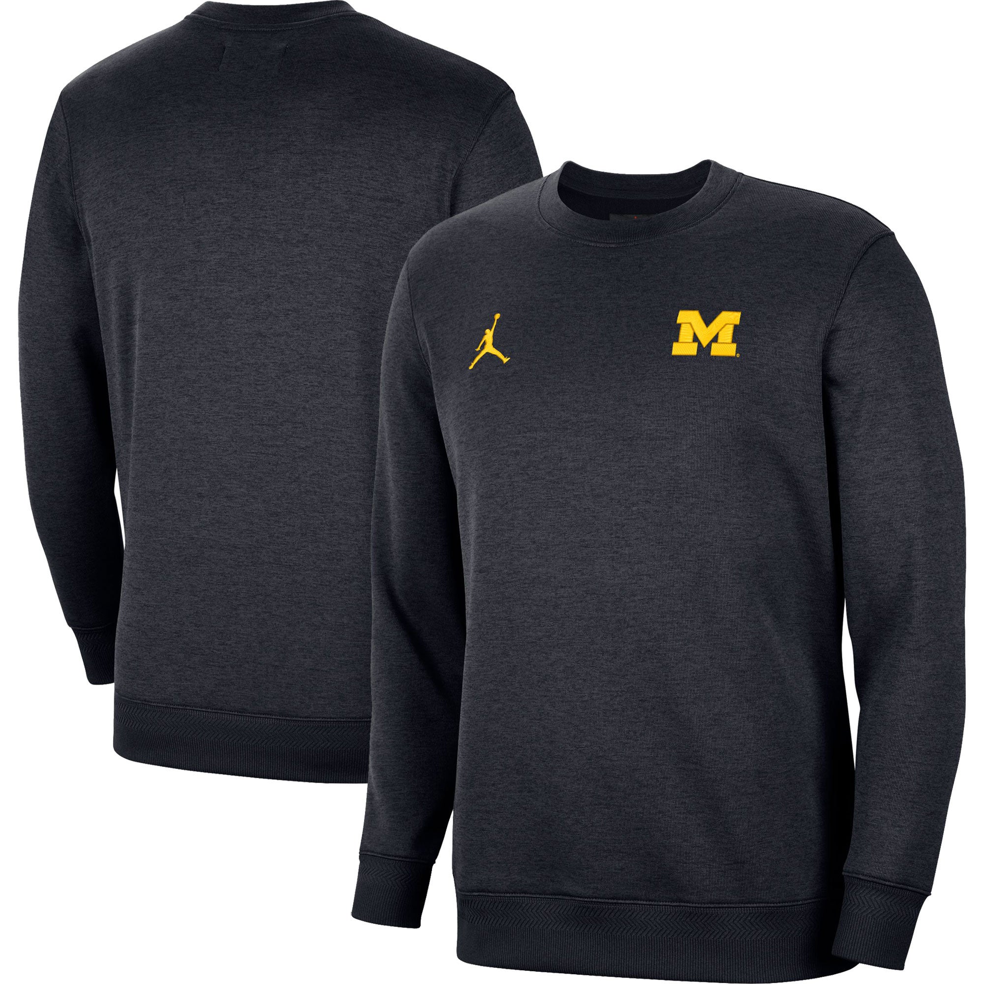 Jordan Michigan Logo Pullover Sweatshirt - Men's