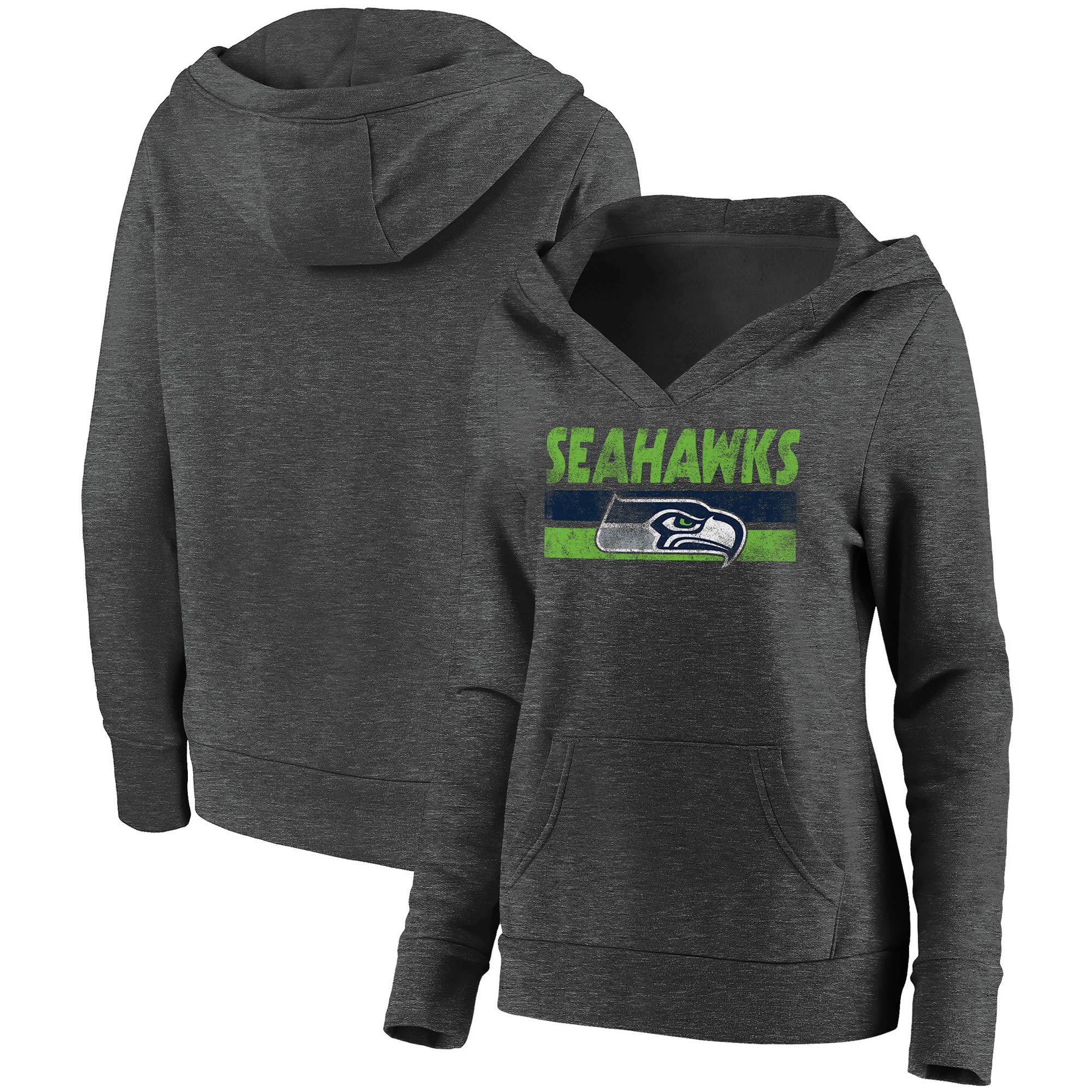 Seattle Seahawks Fanatics Branded Women's Doubleface Slub Pullover