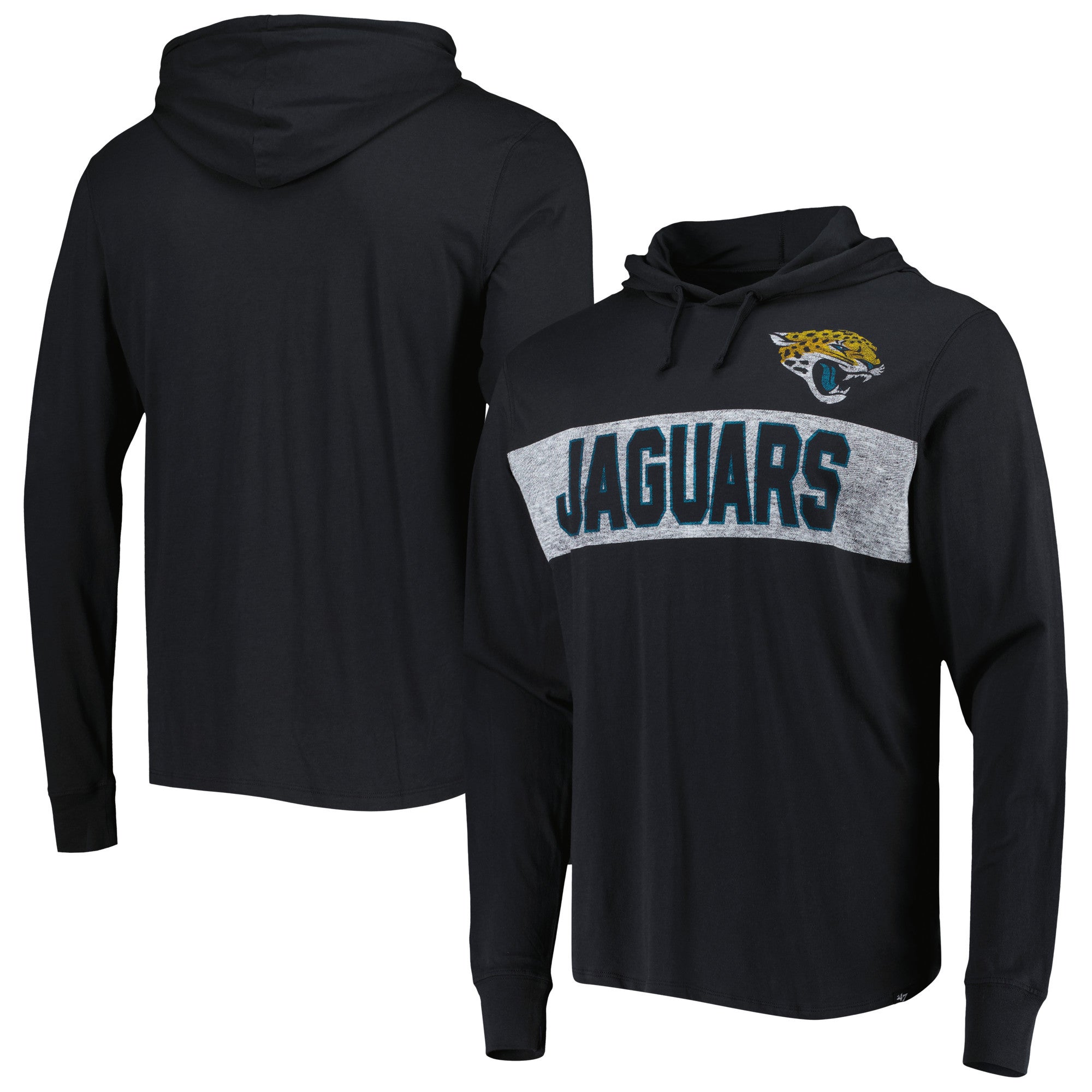 Jacksonville Jaguars Women's Sweatshirt Size Medium Distressed Logo  Lightweight