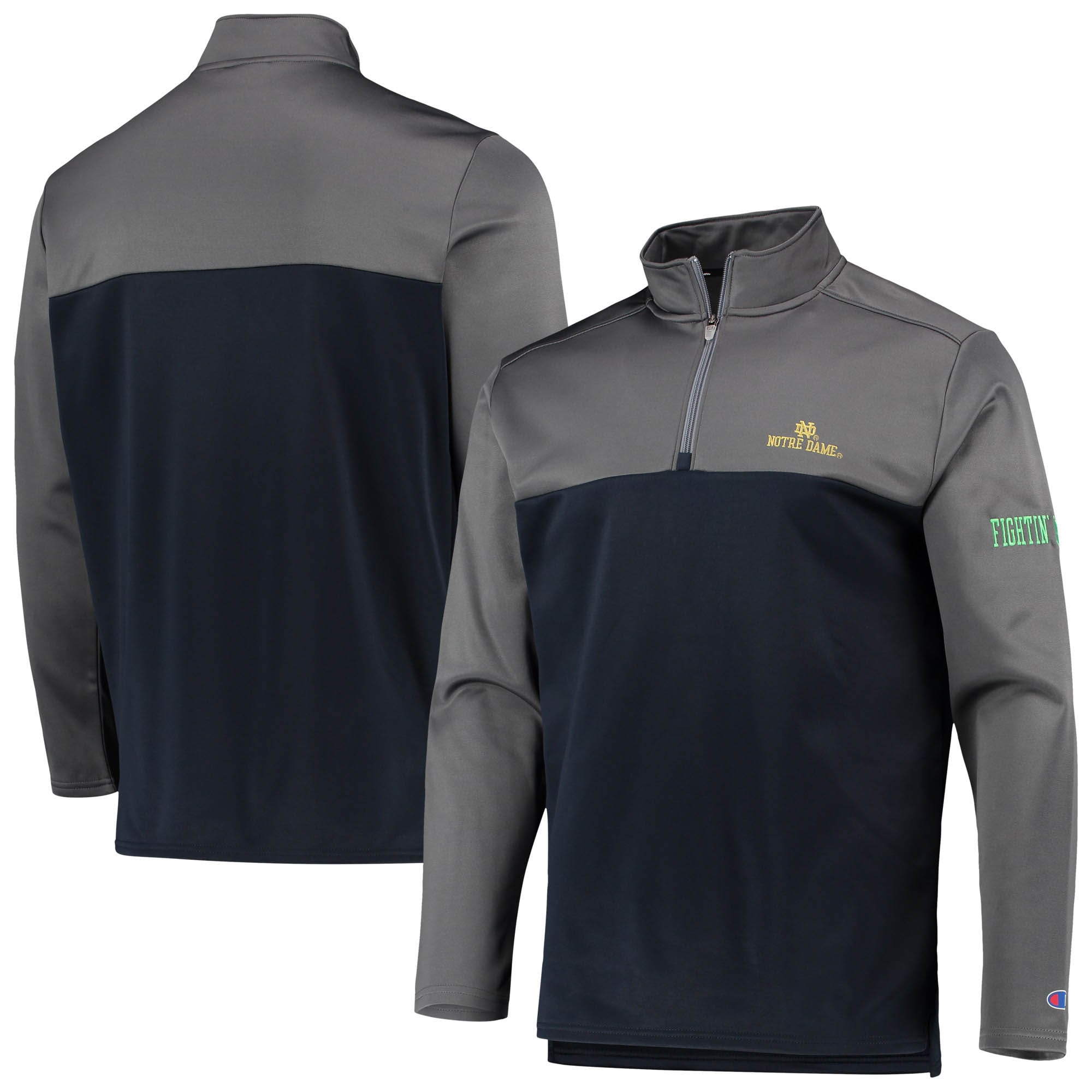 Champion Notre Dame Gameday QuarterZip Jacket Champs Sports