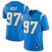 Men's Fanatics Branded Powder Blue Los Angeles Chargers Jersey Tackle V-Neck T-Shirt