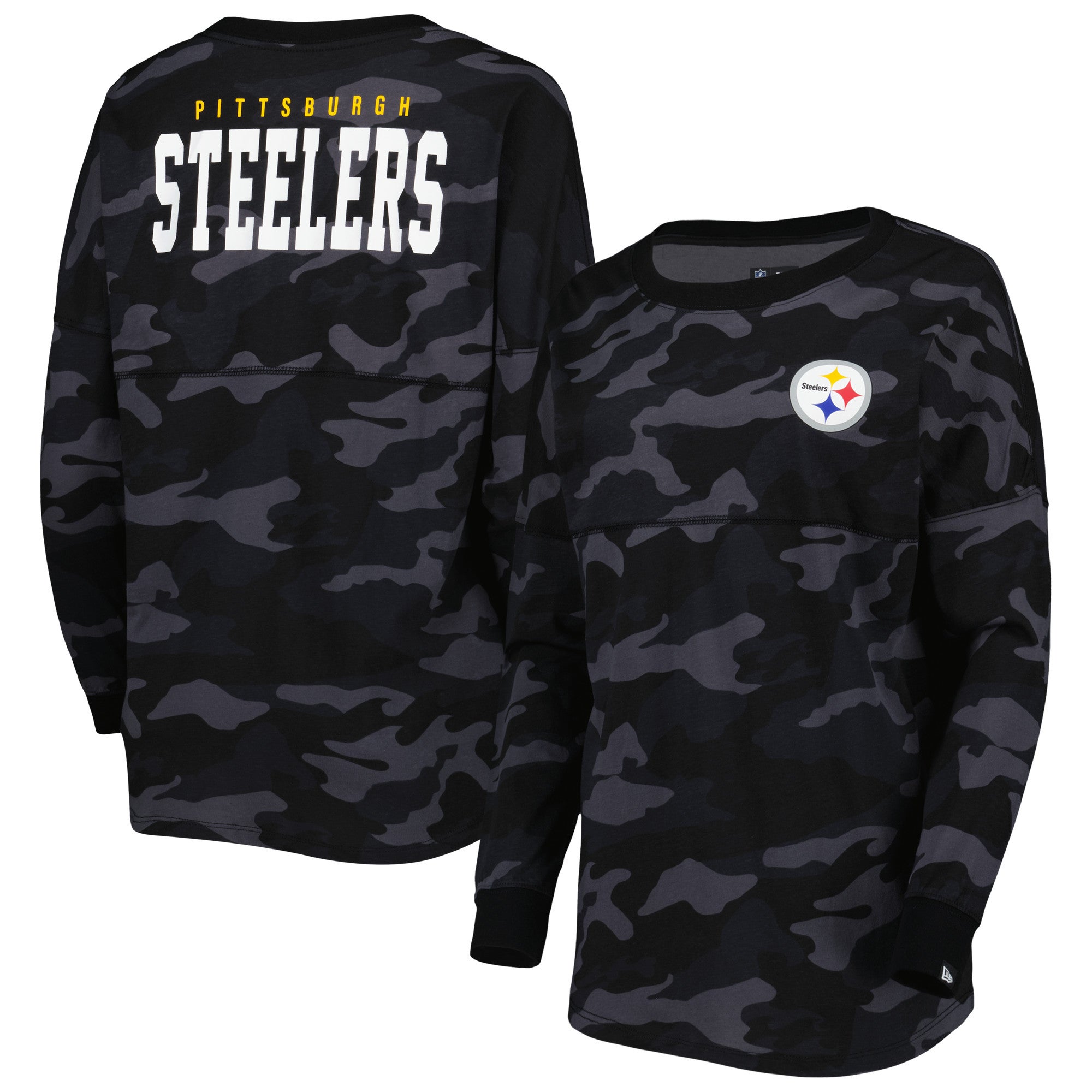 New Era Steelers Long Sleeve T Shirt Foot Locker