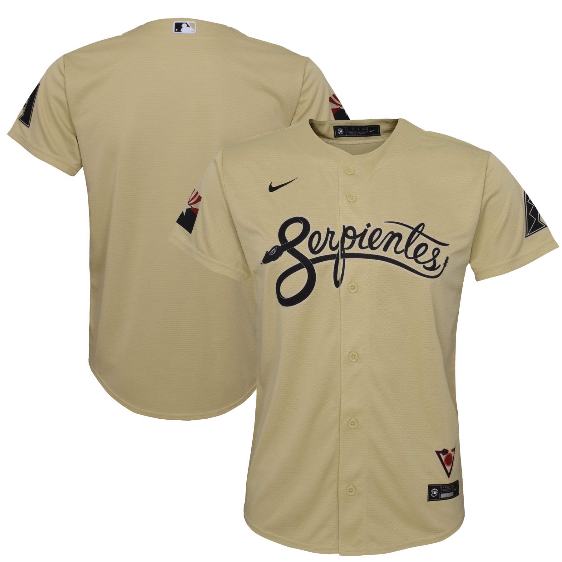 Arizona Diamondbacks Nike Official Replica City Connect Jersey -Youth