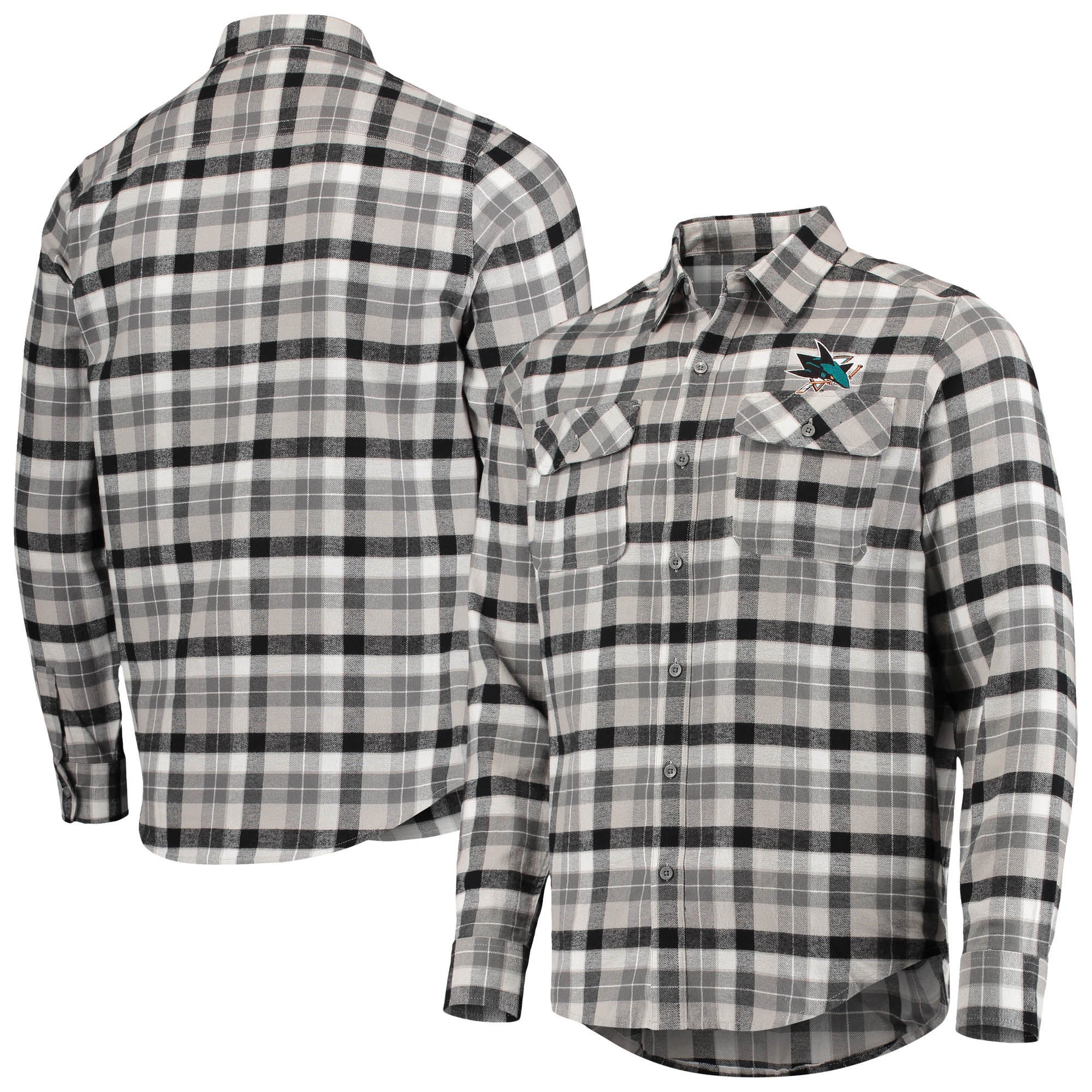 Tampa Bay Rays Antigua Ease Flannel Button-Up Long Sleeve Shirt - Navy/White