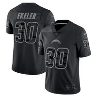 Black and white chargers jersey sale