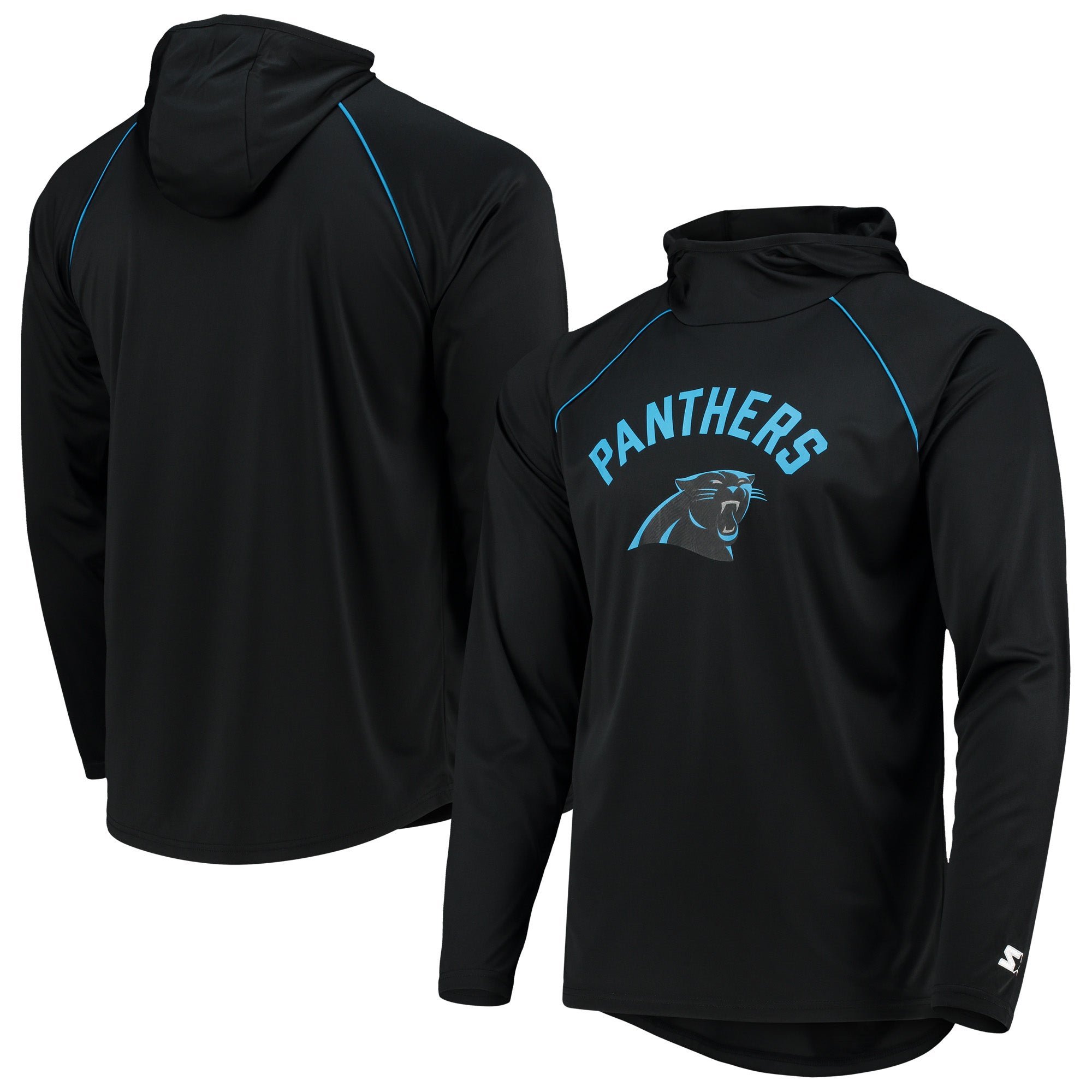 Men's Majestic Threads Jeremy Chinn Blue Carolina Panthers Player Name &  Number Tri-Blend Hoodie T-Shirt