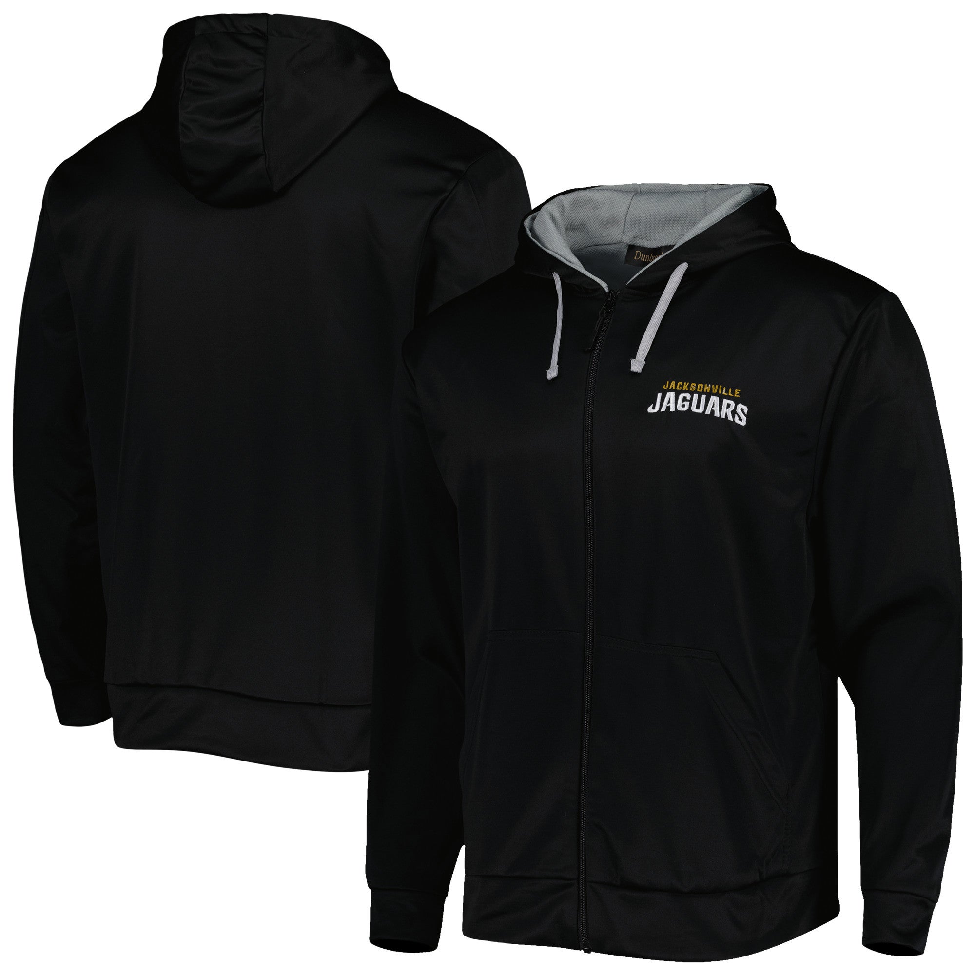 Jacksonville Jaguars Youth Colorblock Full-Zip Hoodie - Black