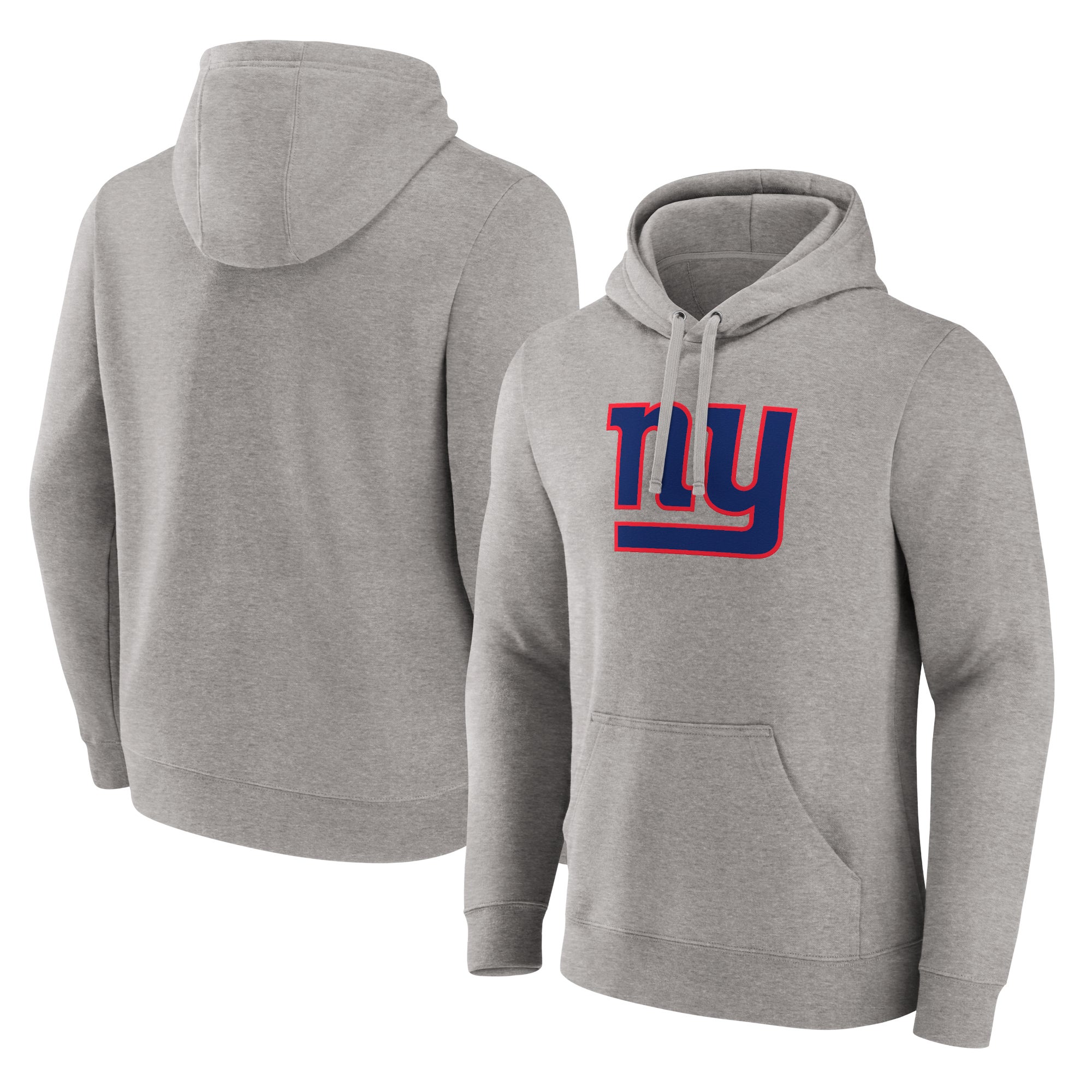 Fanatics Giants Primary Logo Fitted Pullover Hoodie - Men's