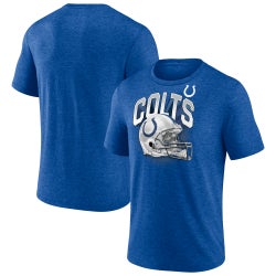 Men's - Fanatics Colts End Around Tri-Blend T-Shirt - Blue