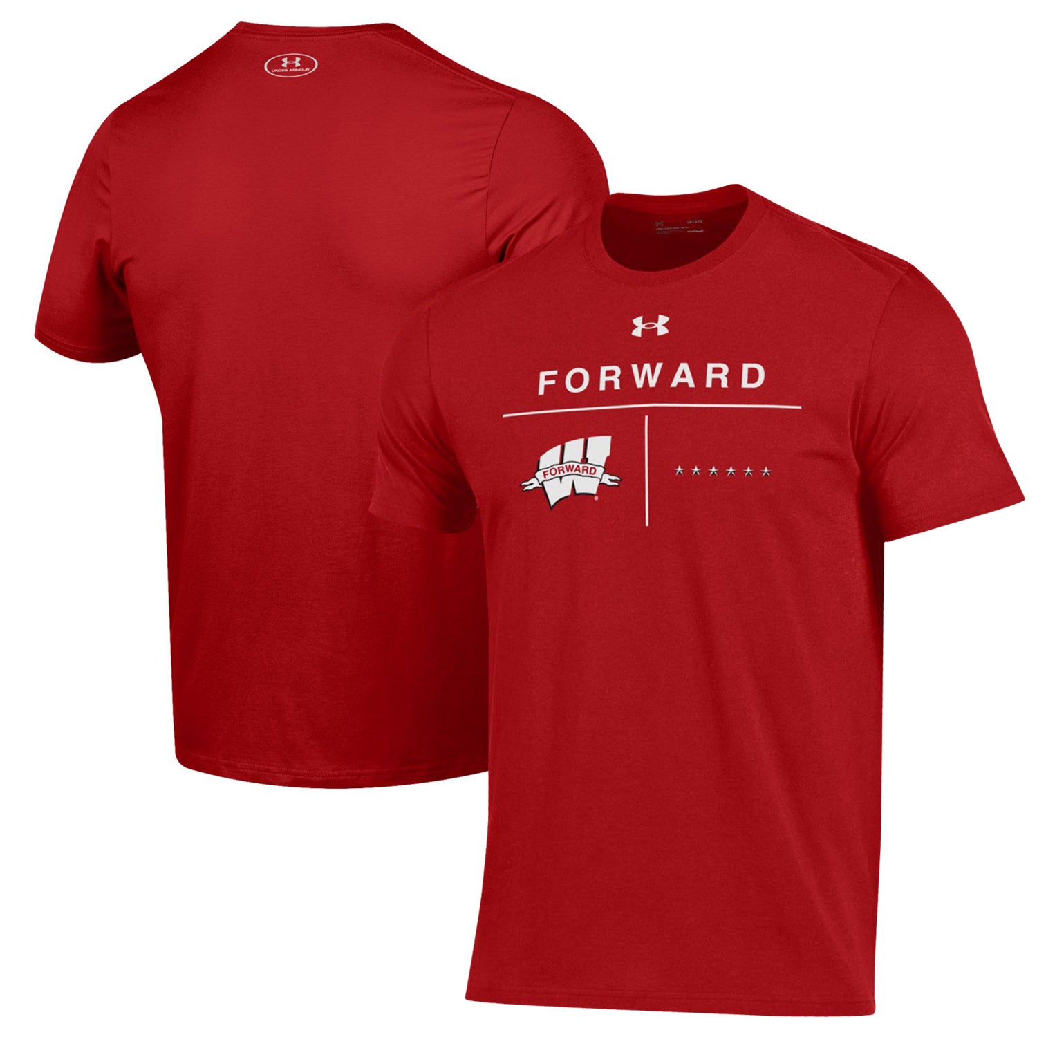 Under Armour Wisconsin Forward Collection Performance T-Shirt - Men's
