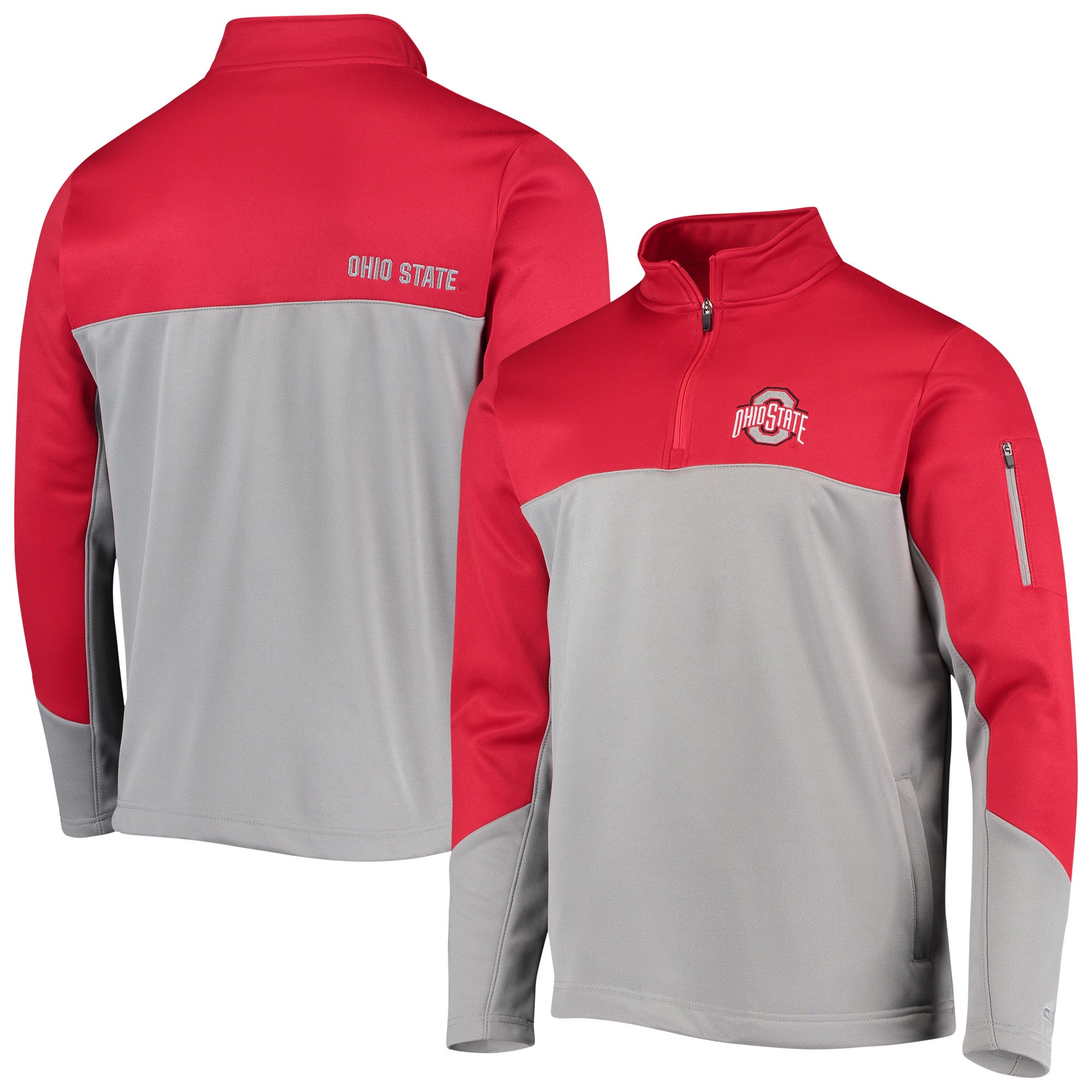 Colosseum Ohio State Triple Dog Dare Quarter-Zip Jacket | Foot Locker