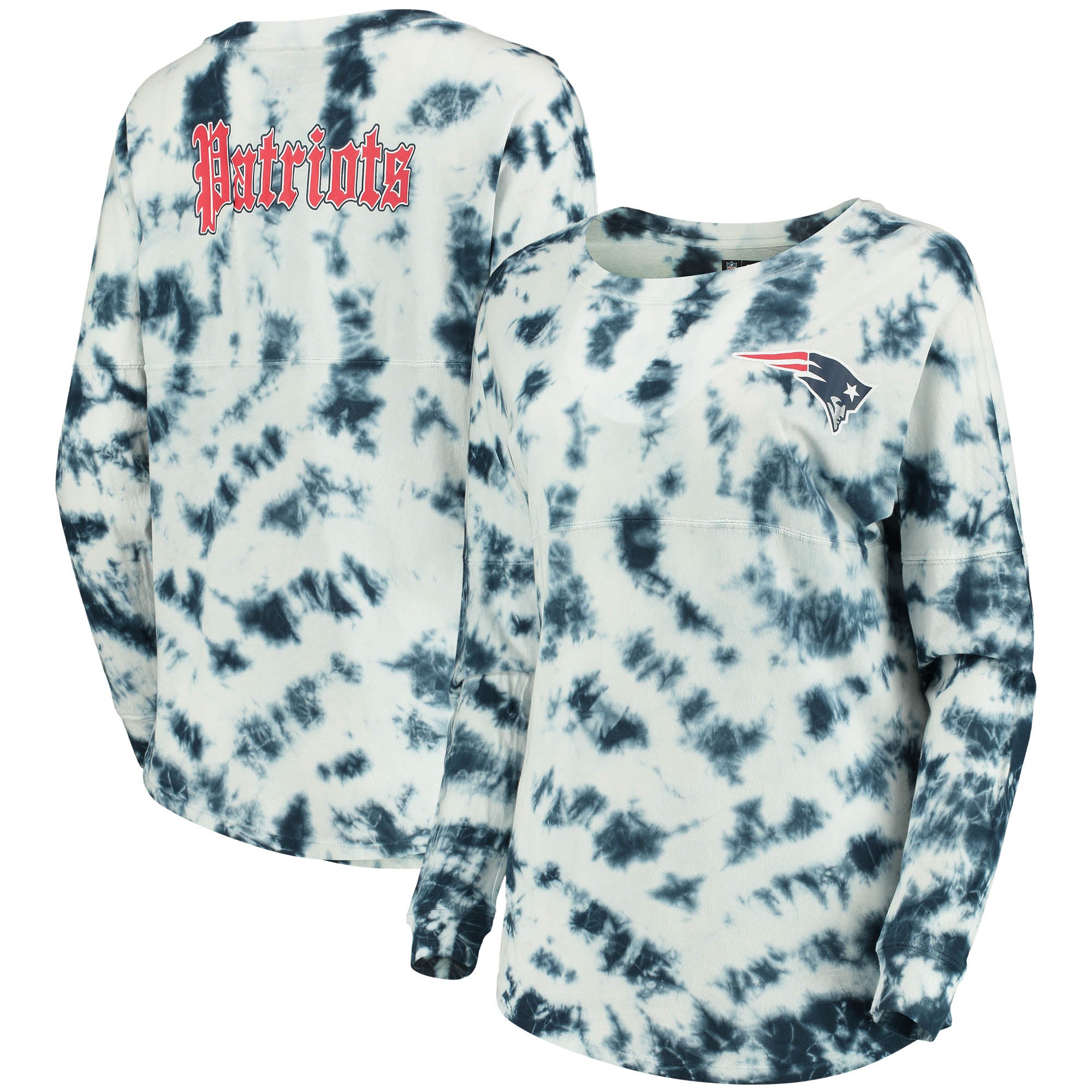 Football Fan Shop Officially Licensed NFL Starter Tie-Dye Cotton Dress - Rams - Patriots