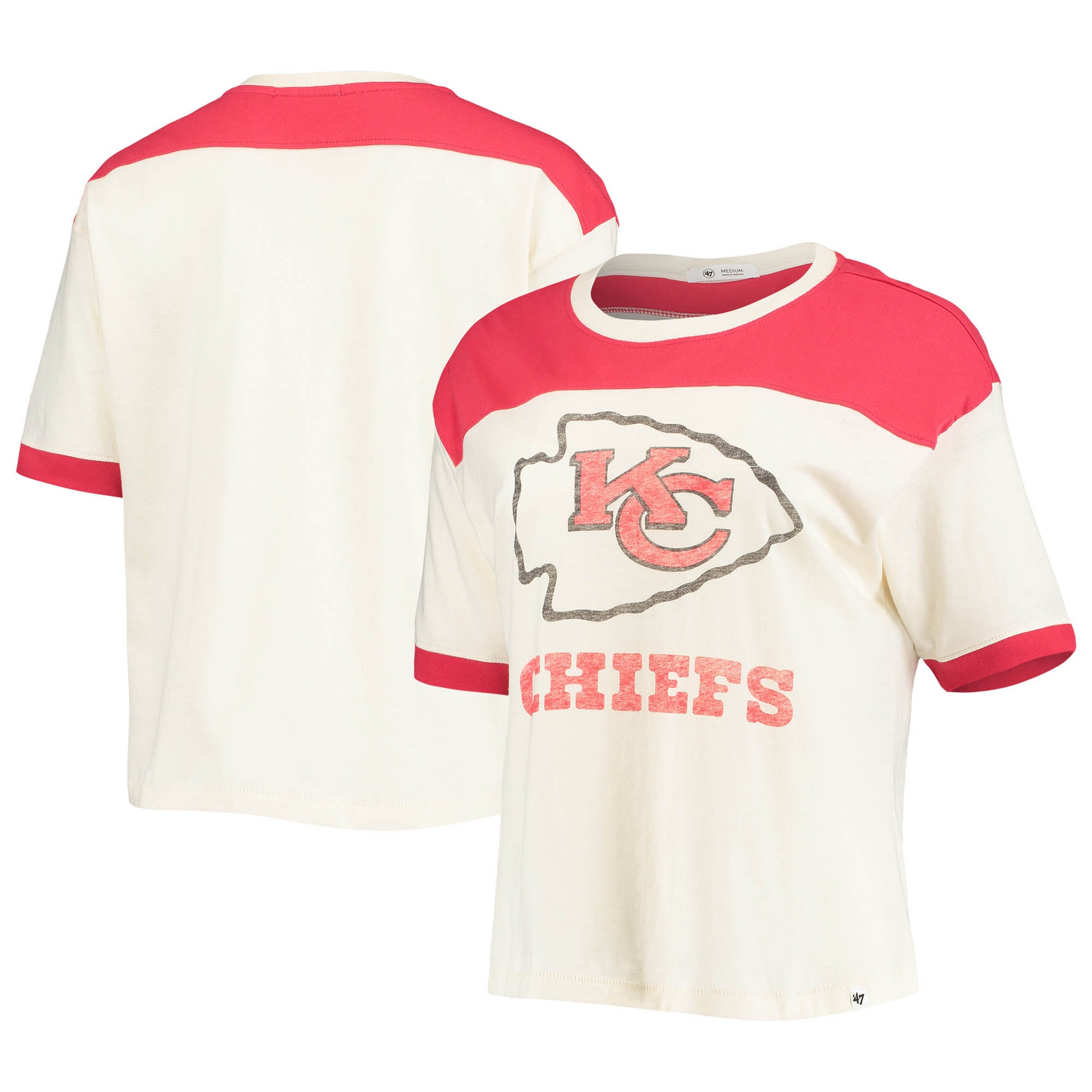 47 Brand Chiefs Billie Cropped T-Shirt - Women's