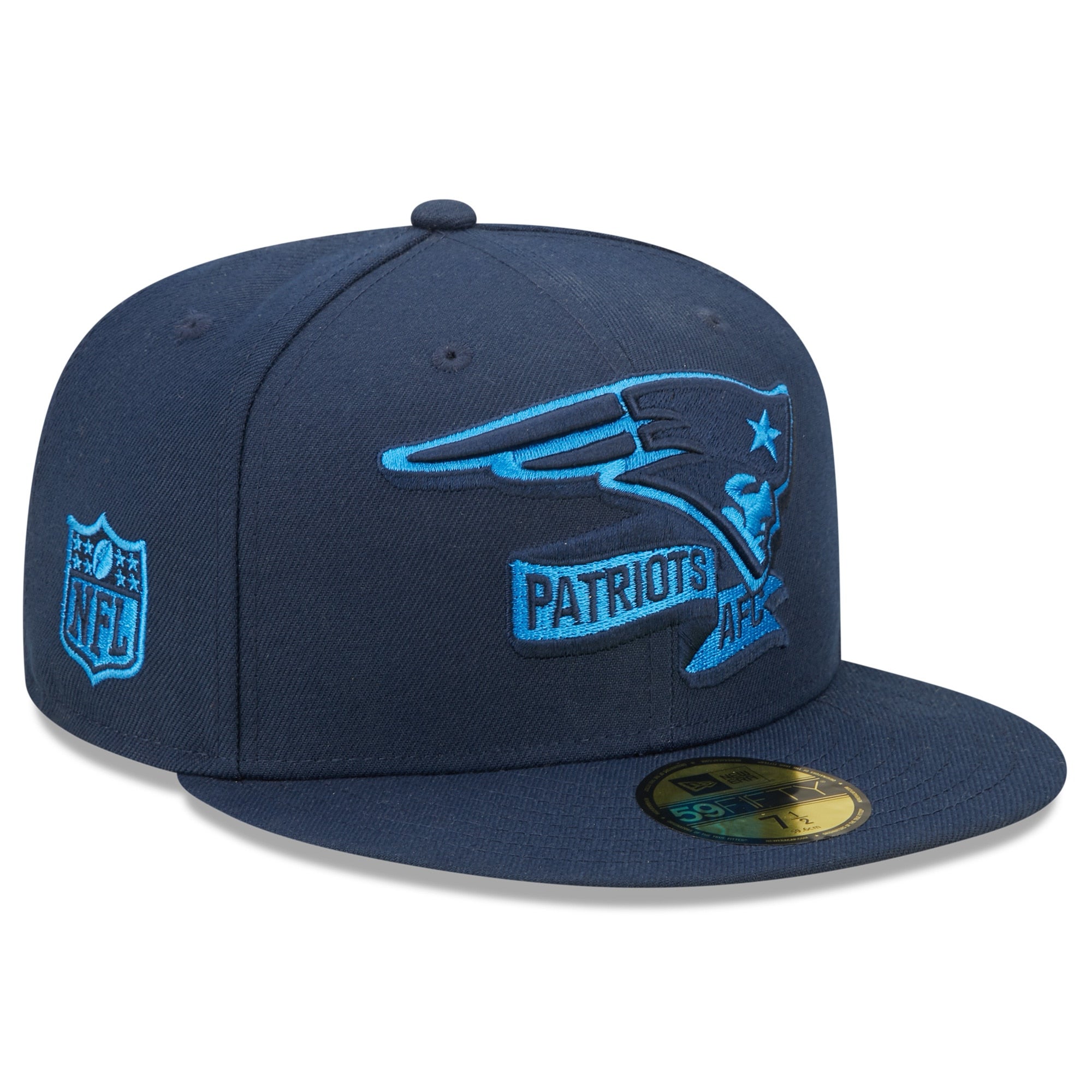 New Era Patriots Tonal 2022 Sideline 59FIFTY Fitted Hat - Men's