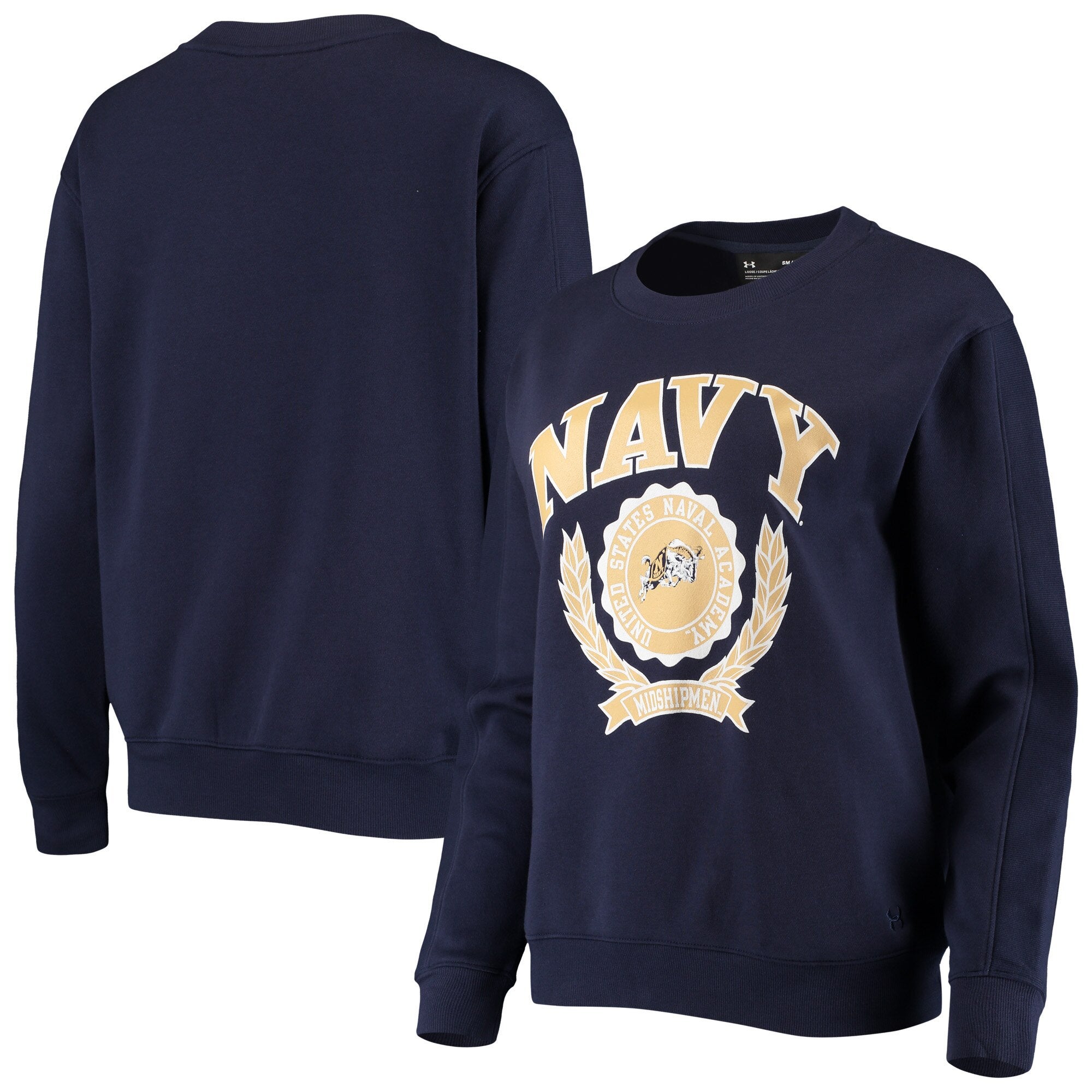 Under Armour Navy All Day Fleece Pullover Sweatshirt - Women's
