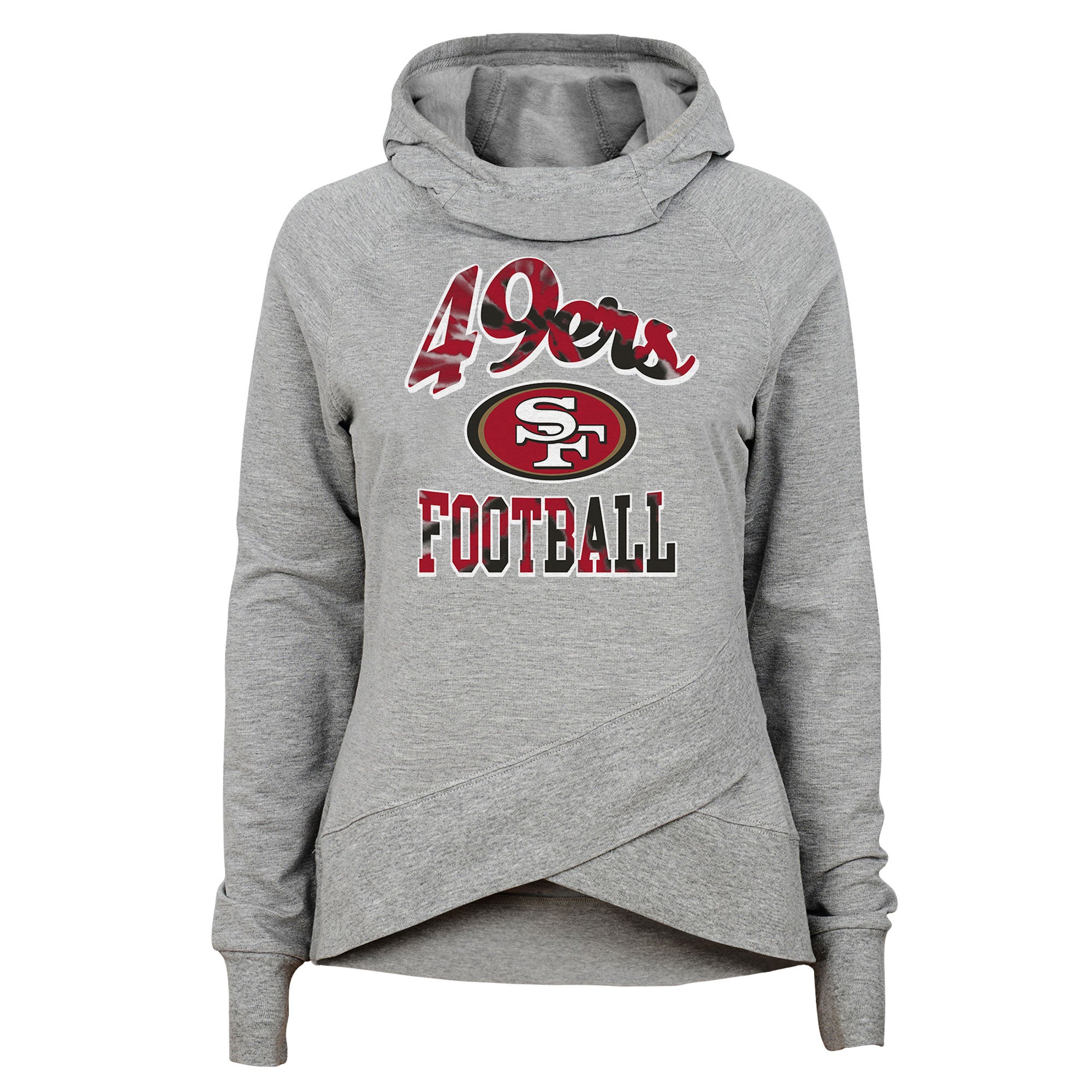 Outerstuff 49ers Dye Hard Fan Raglan Pullover Hoodie