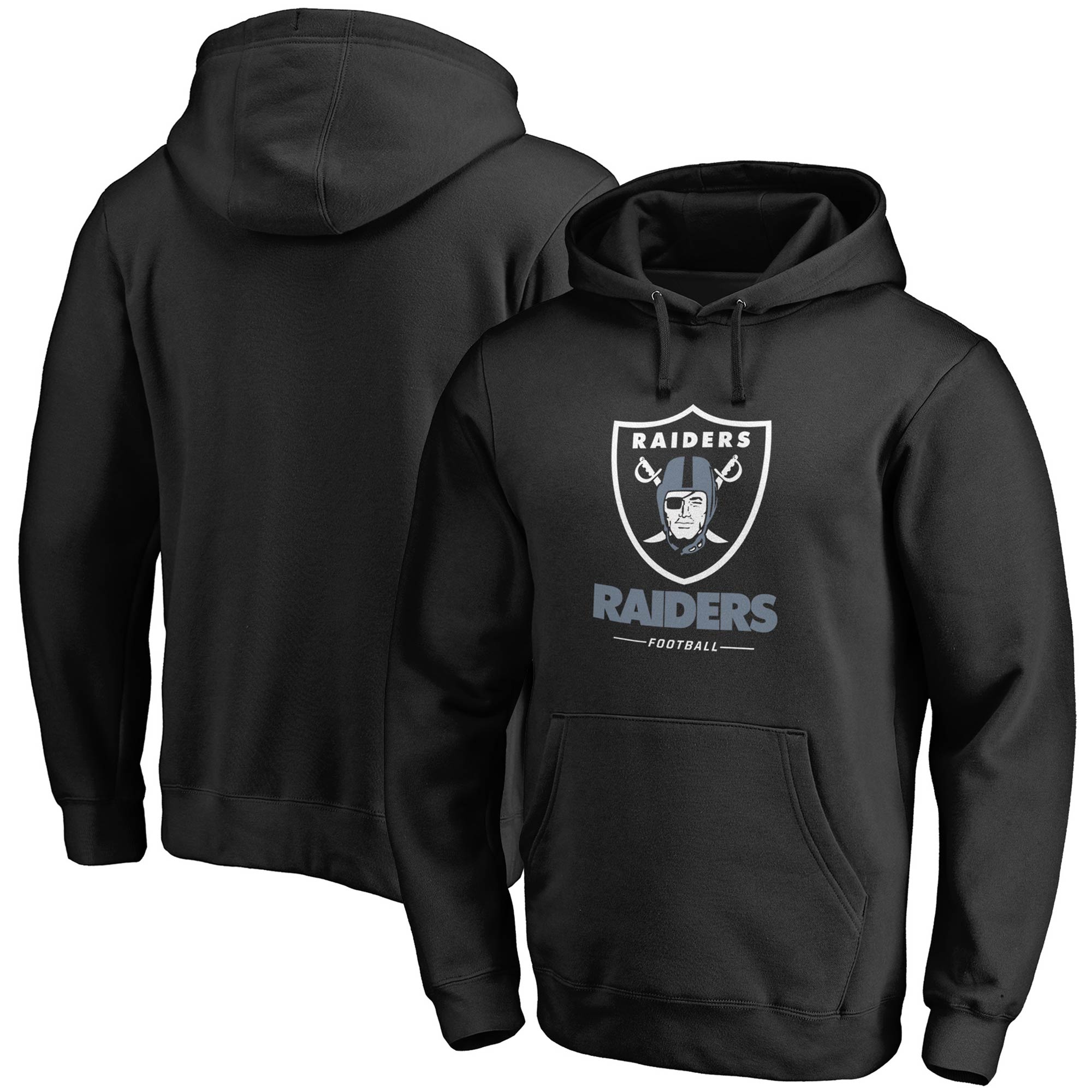 Men's New Era Black Las Vegas Raiders Team Tie-Dye Pullover Hoodie