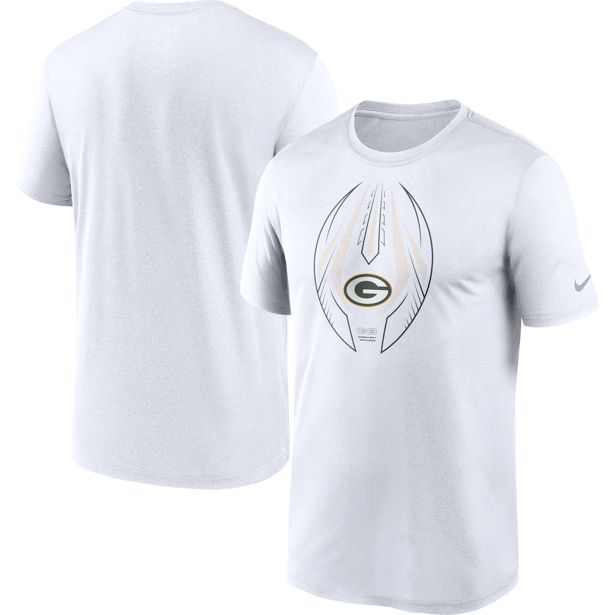 Nike Green Bay Packers Men's Dri-Fit Cotton Football All T-Shirt