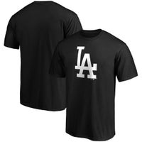 Men's Stitches Los Angeles Dodgers Black Raglan V-Neck Jersey Size: Small