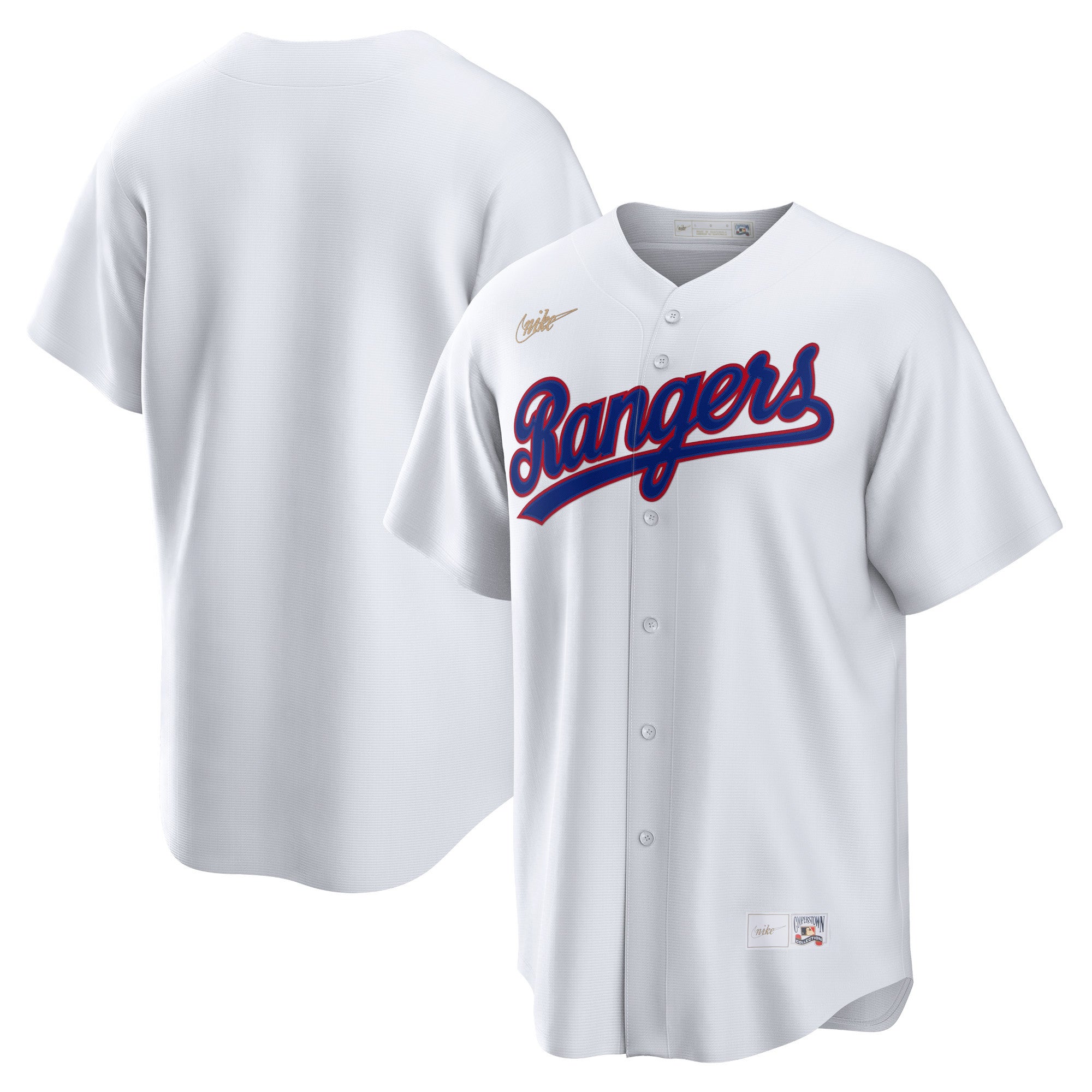 Nike Rangers Home Cooperstown Team Jersey
